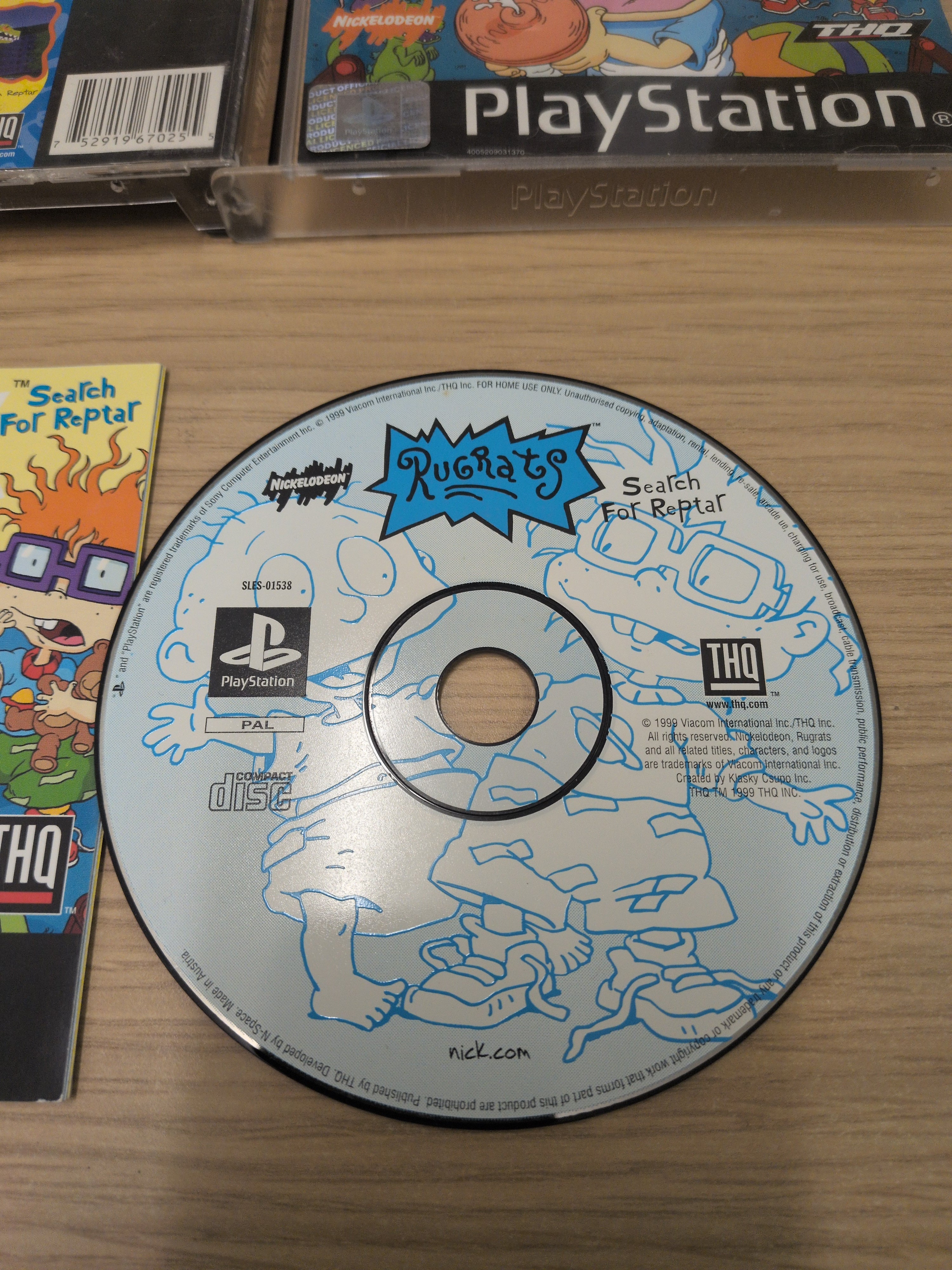 Rugrats Search for Reptar Sony PS1 game