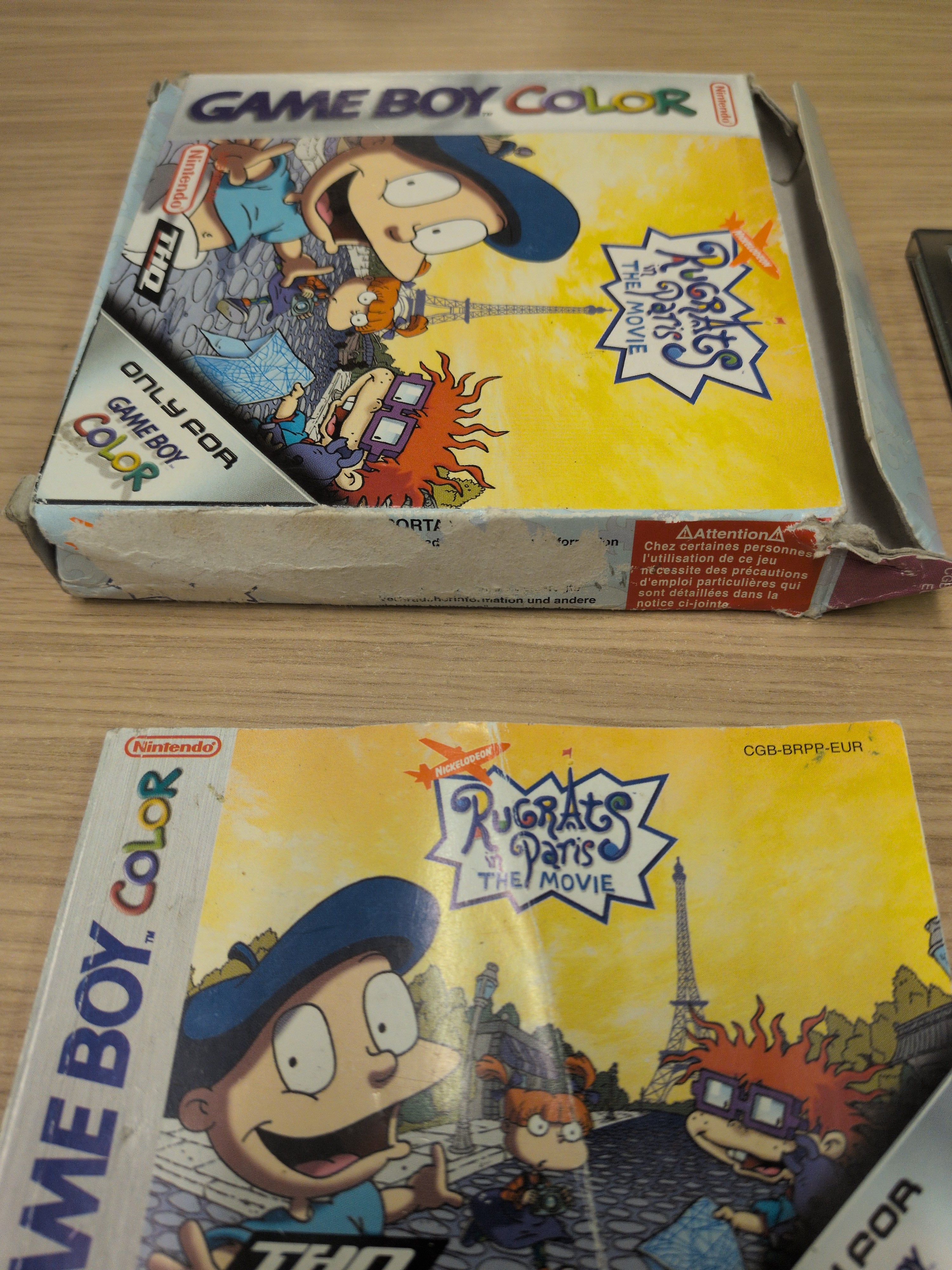 Rugrats In Paris The Movie Nintendo Game Boy Color Boxed