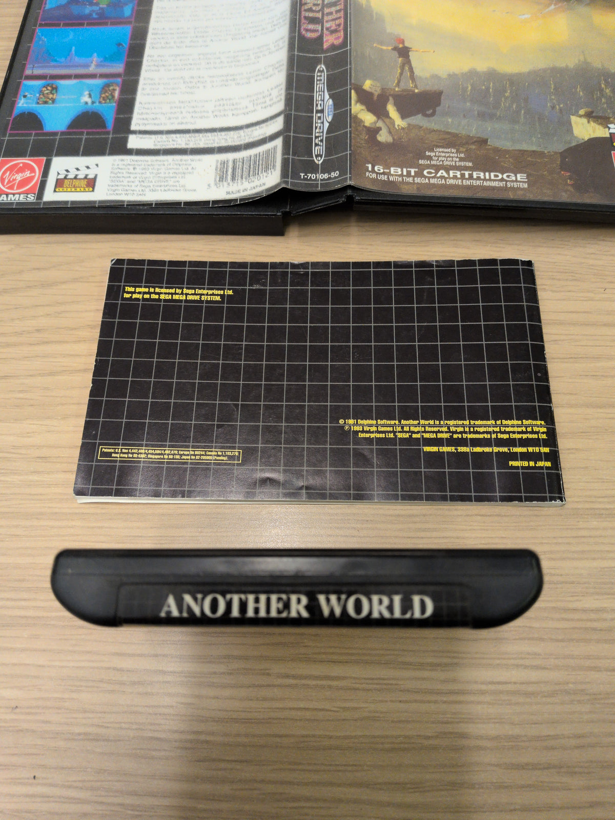 Another World Sega Mega Drive game