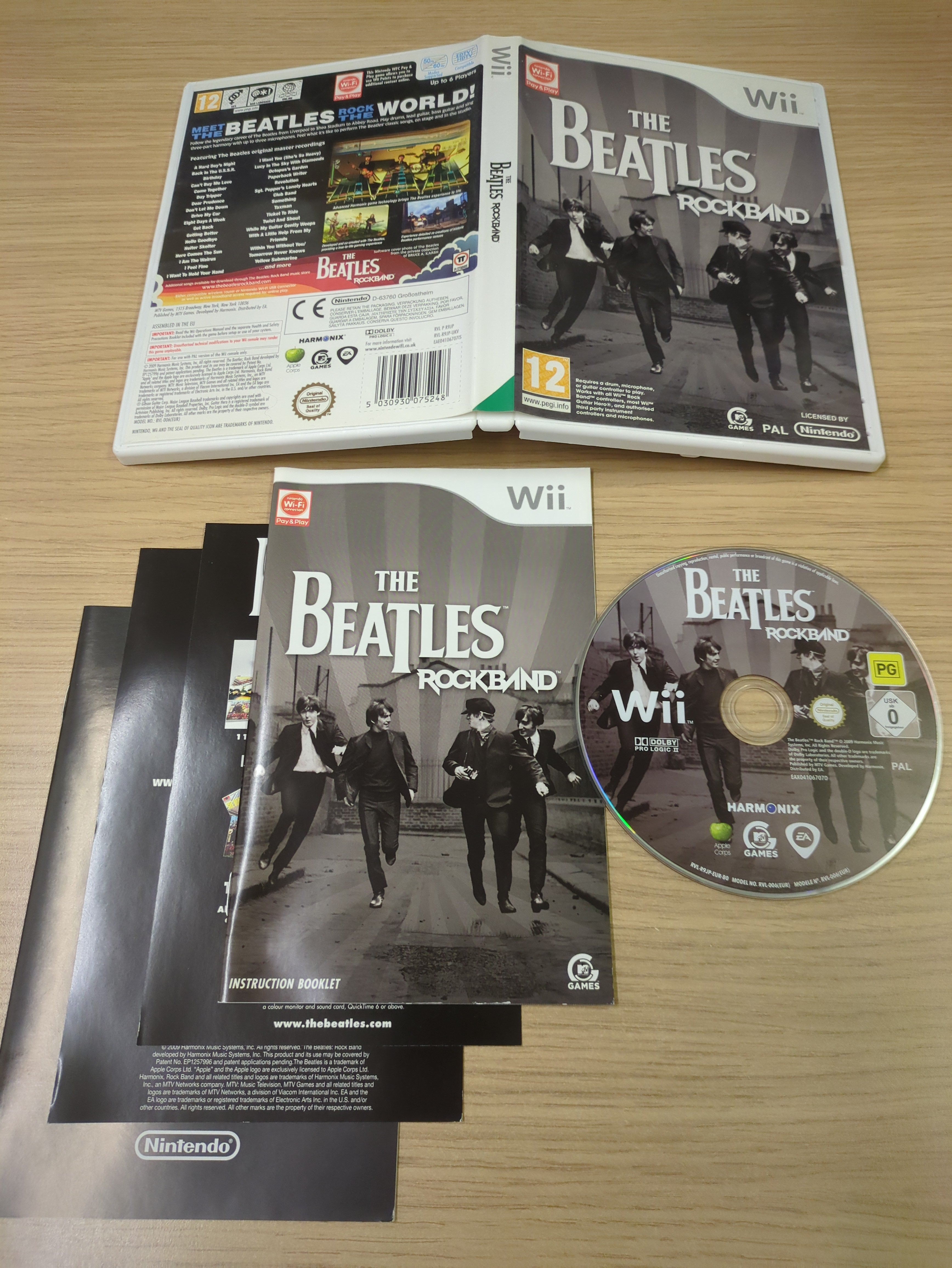 The Beatles Rock Band Nintendo Wii game