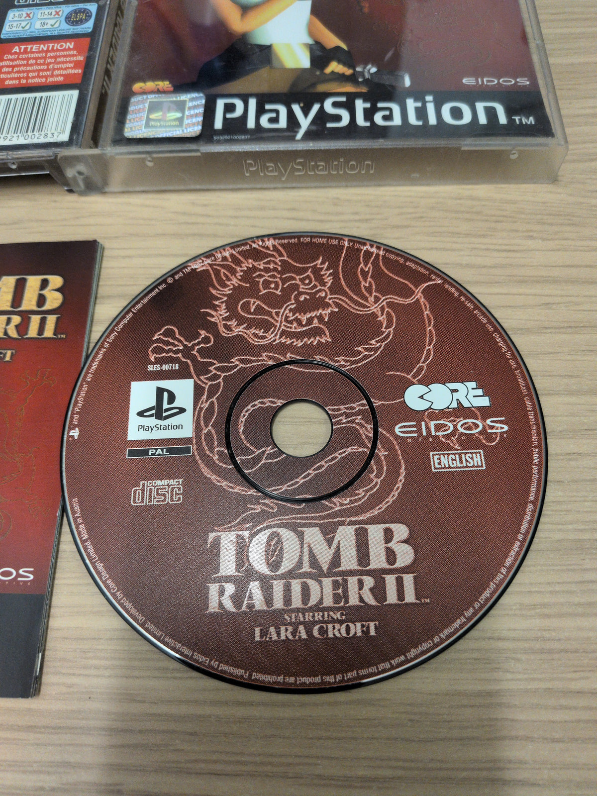 Tomb Raider II Sony PS1 game