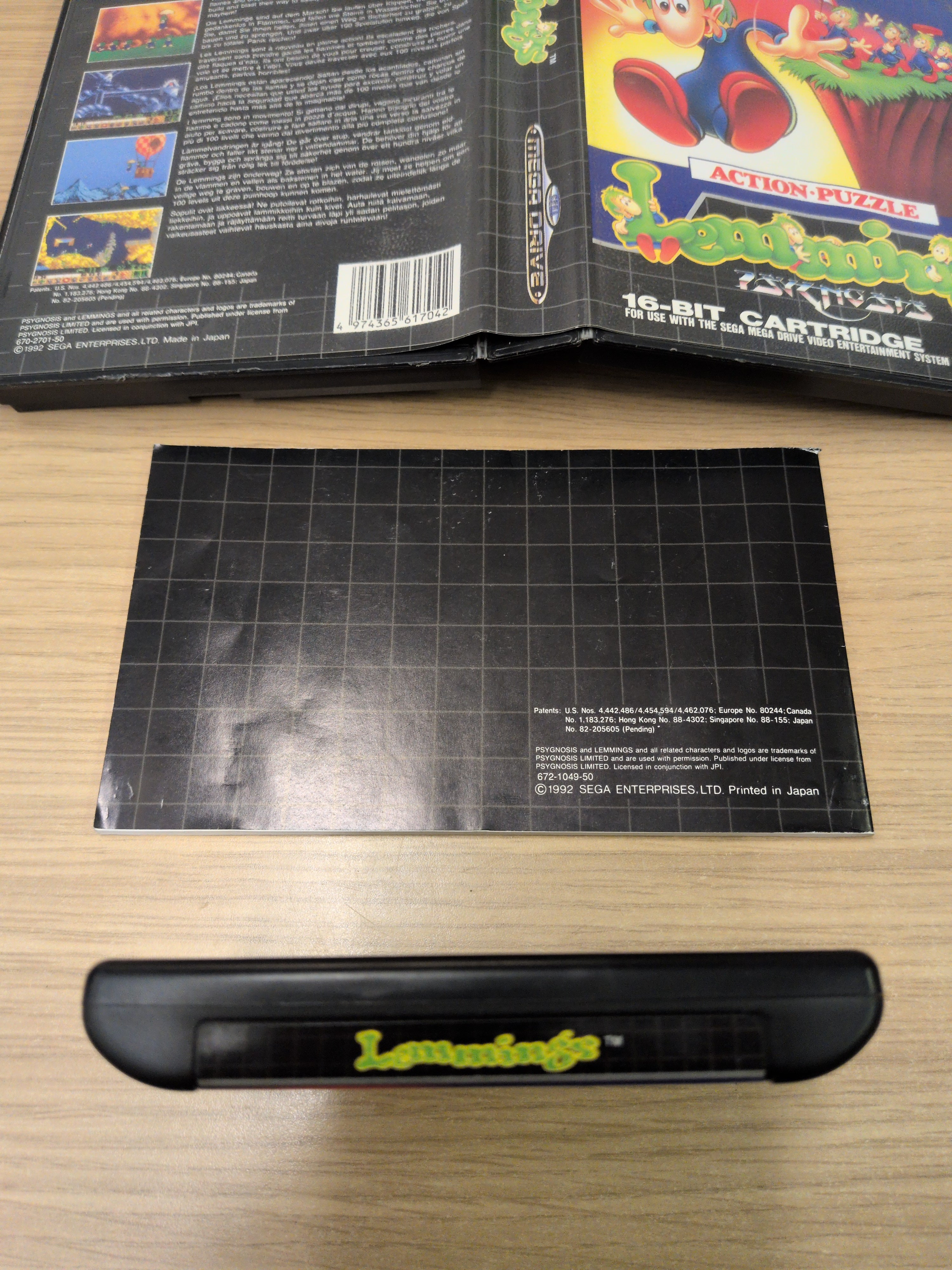 Lemmings Sega Mega Drive game