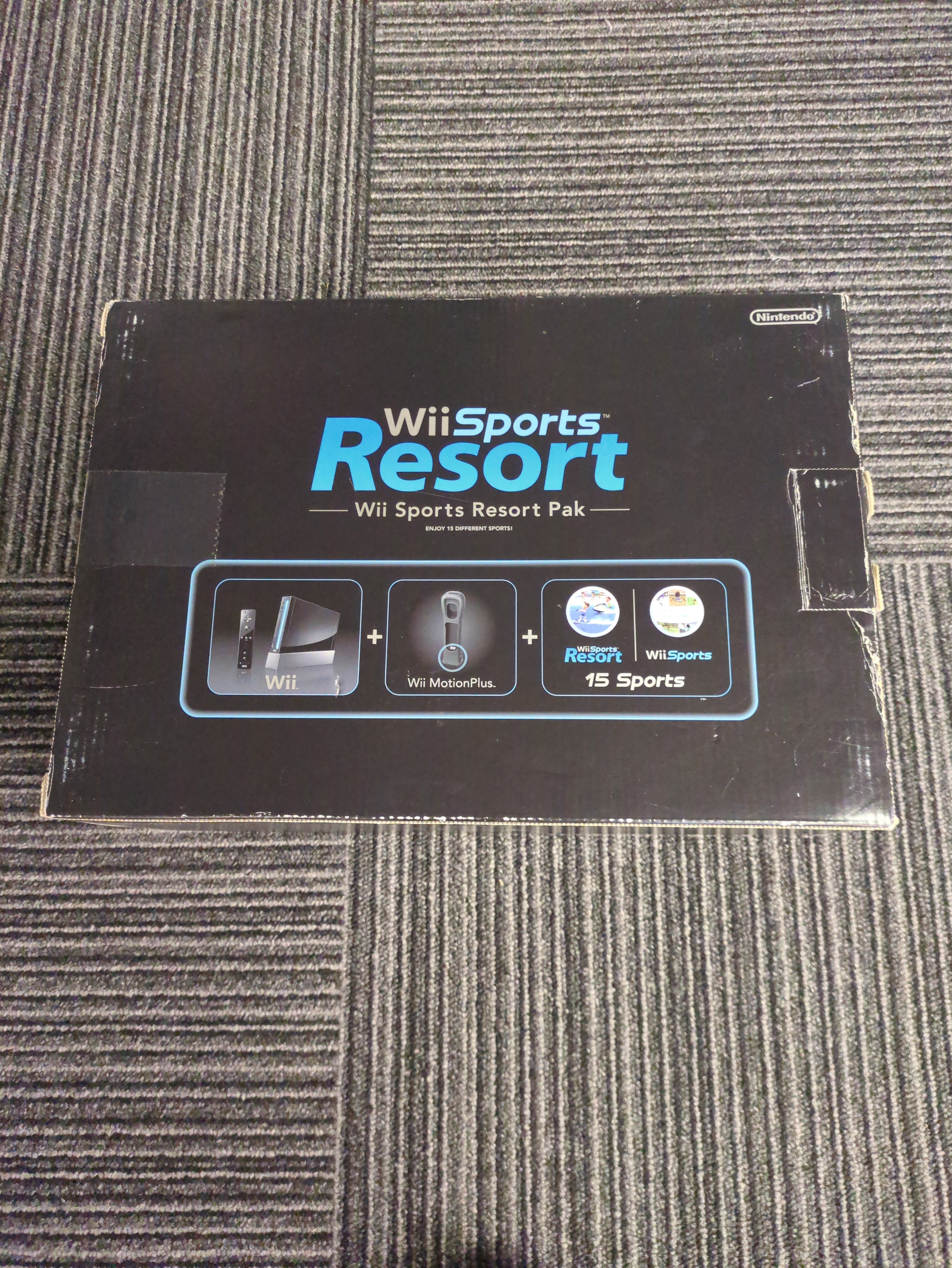 Wii Sports Resort Pak Console Black Nintendo Wii