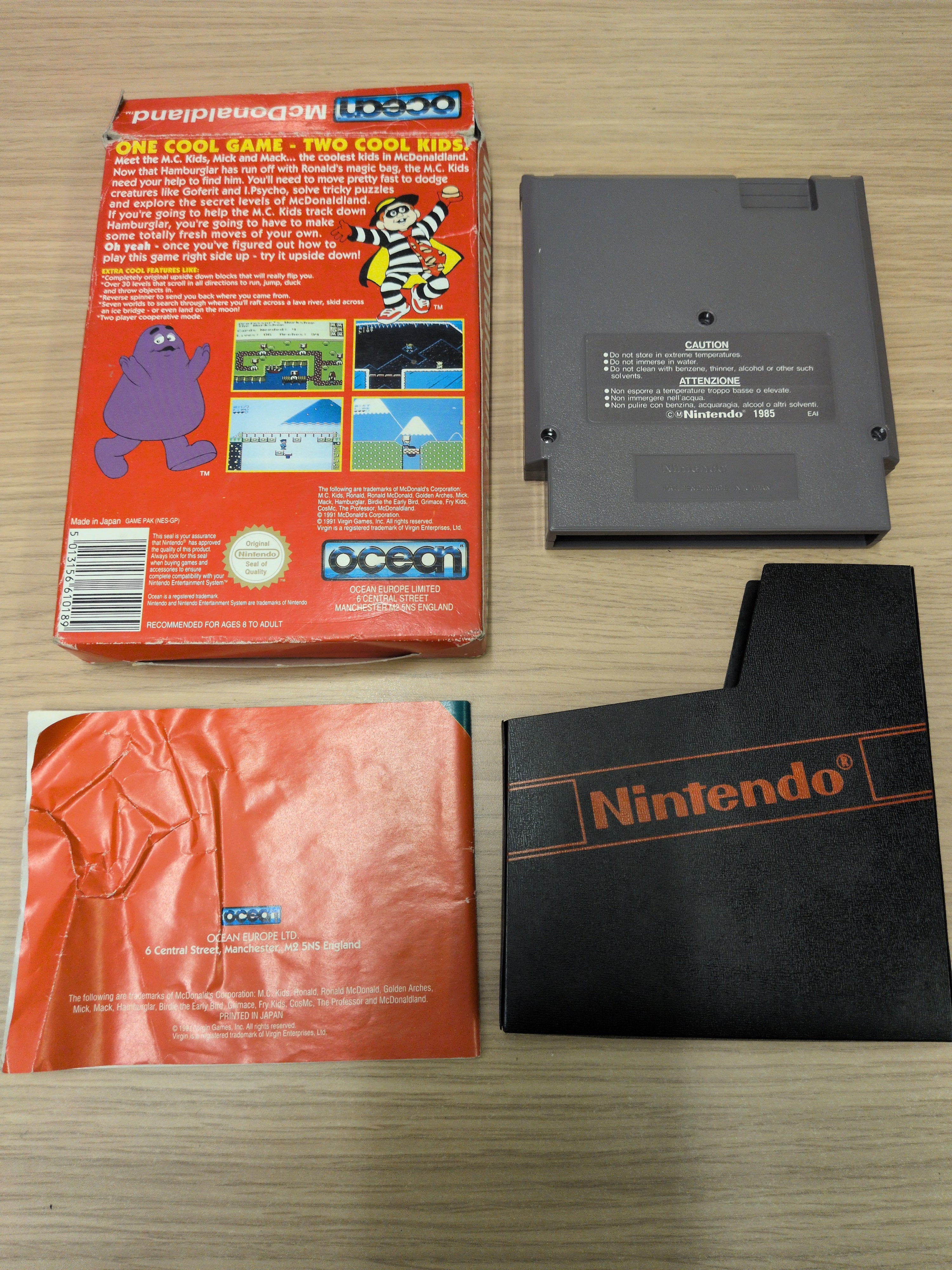 Mcdonaldland Nintendo NES game
