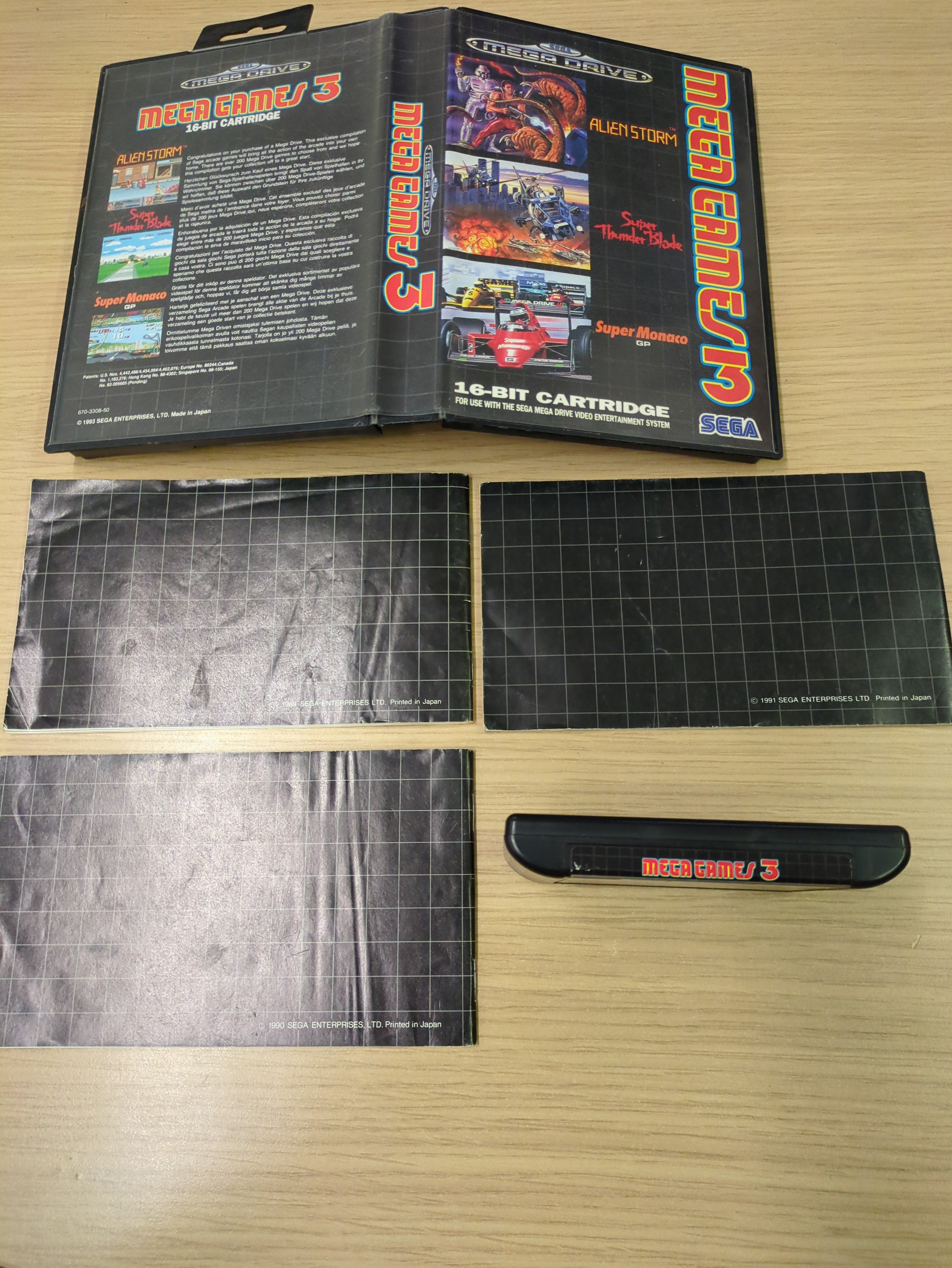 Mega Games 3 Sega Mega Drive game