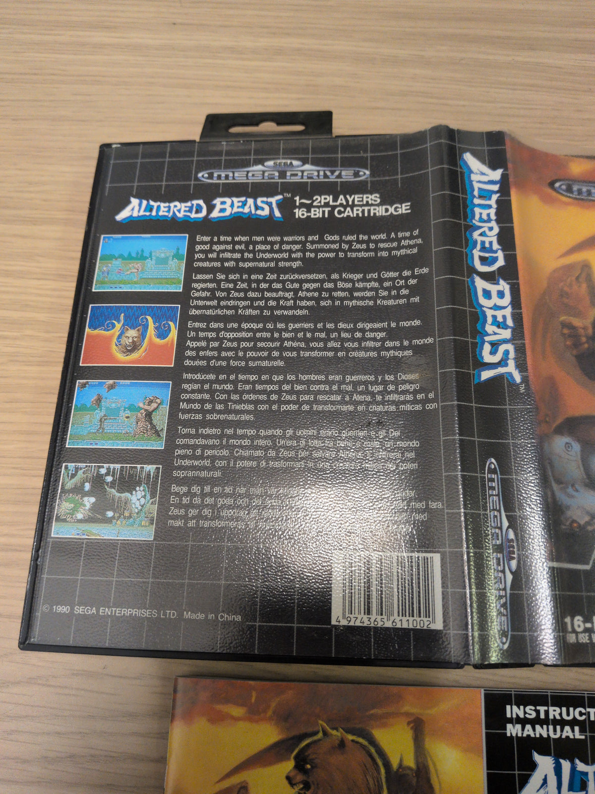 Altered Beast Sega Mega Drive game