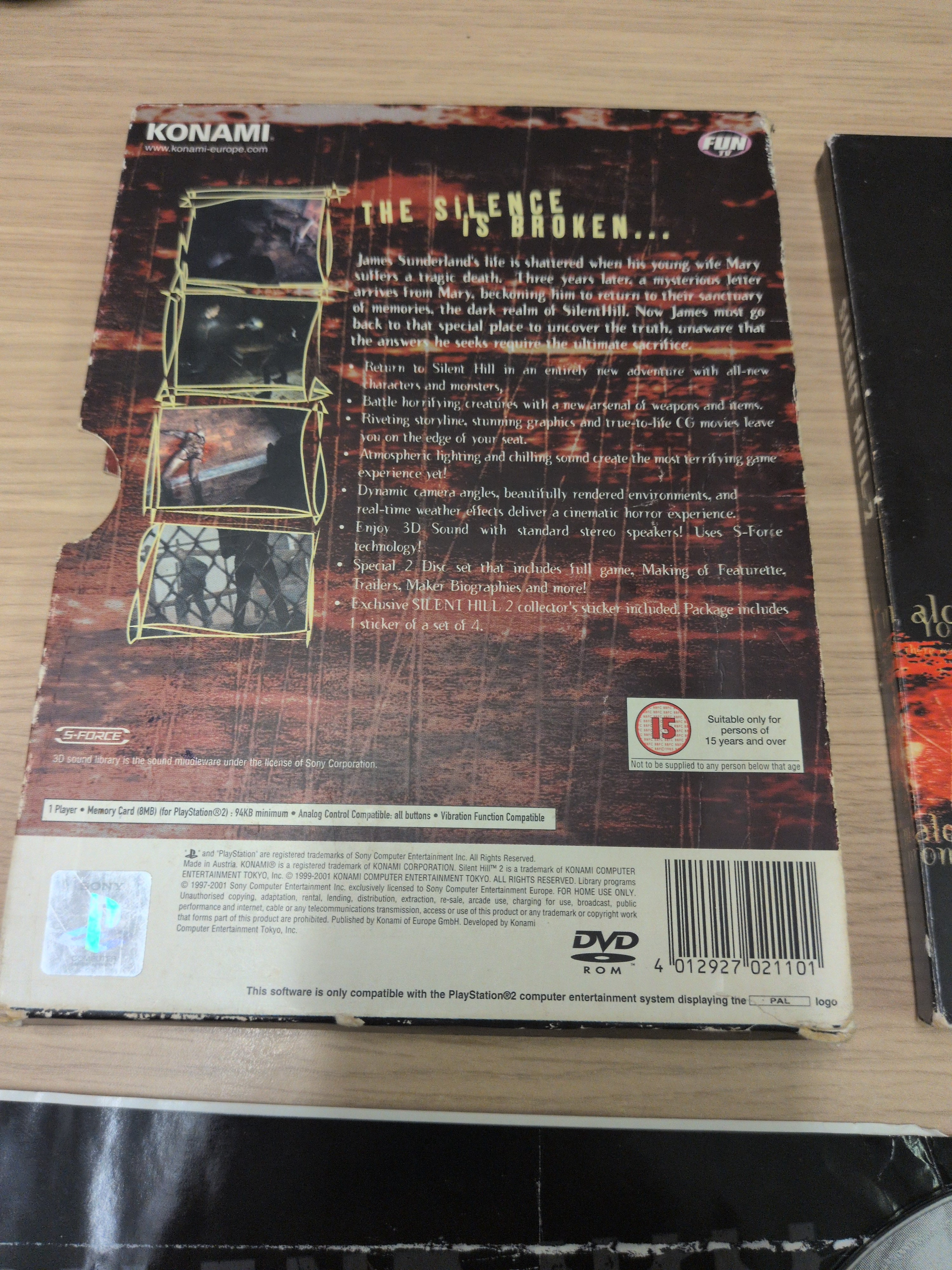 Silent Hill 2 Special 2 Disc Set Sony PS2 game
