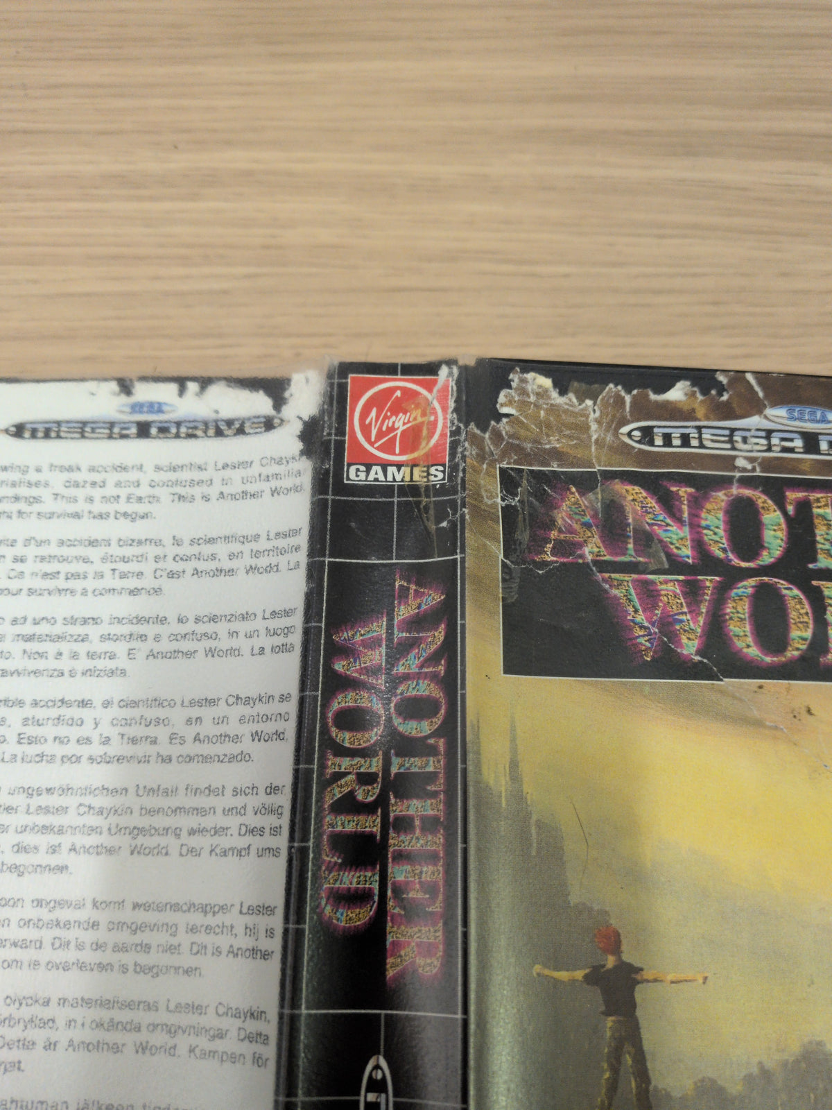 Another World Sega Mega Drive game