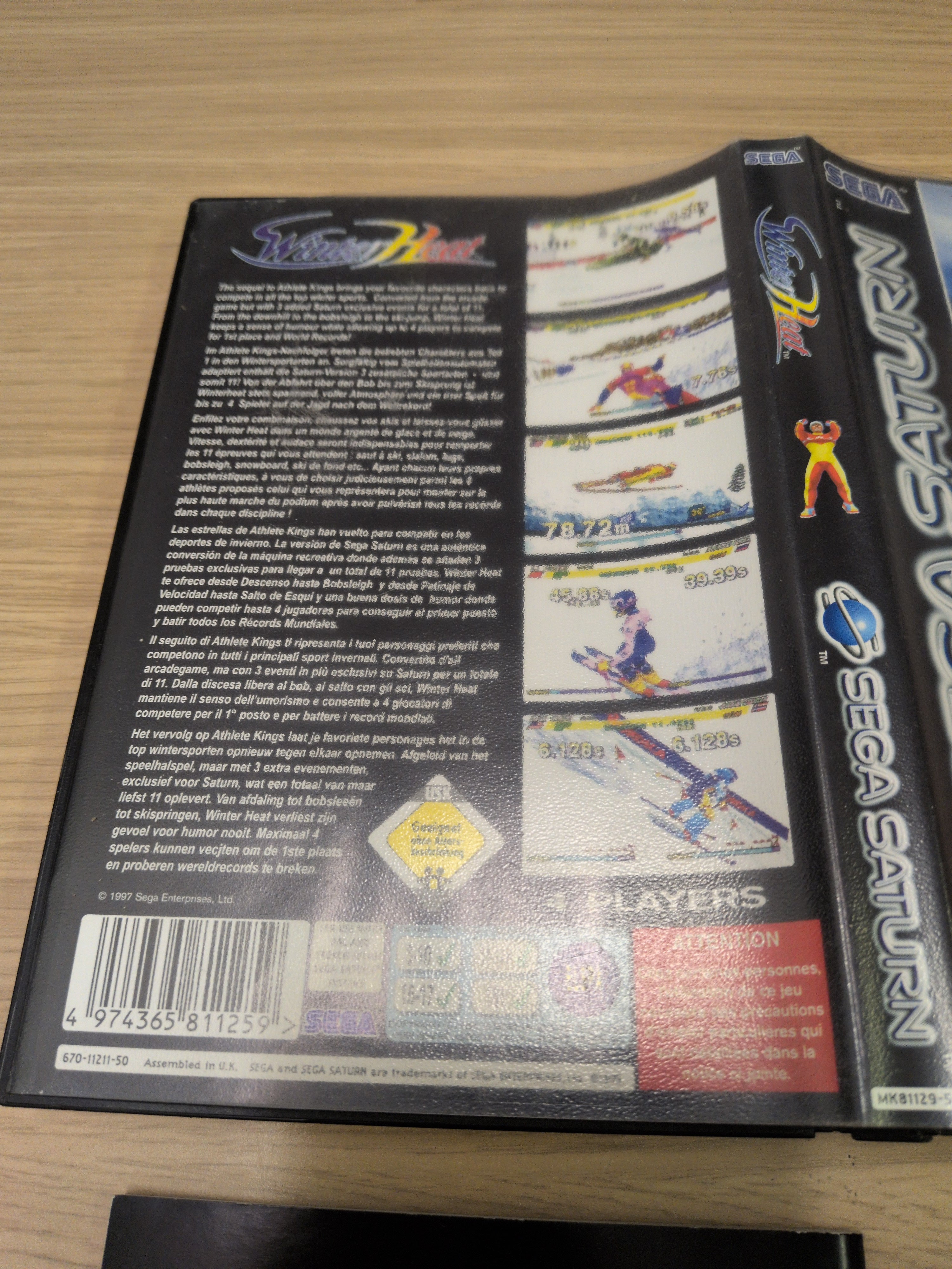 Winter Heat Sega Saturn game