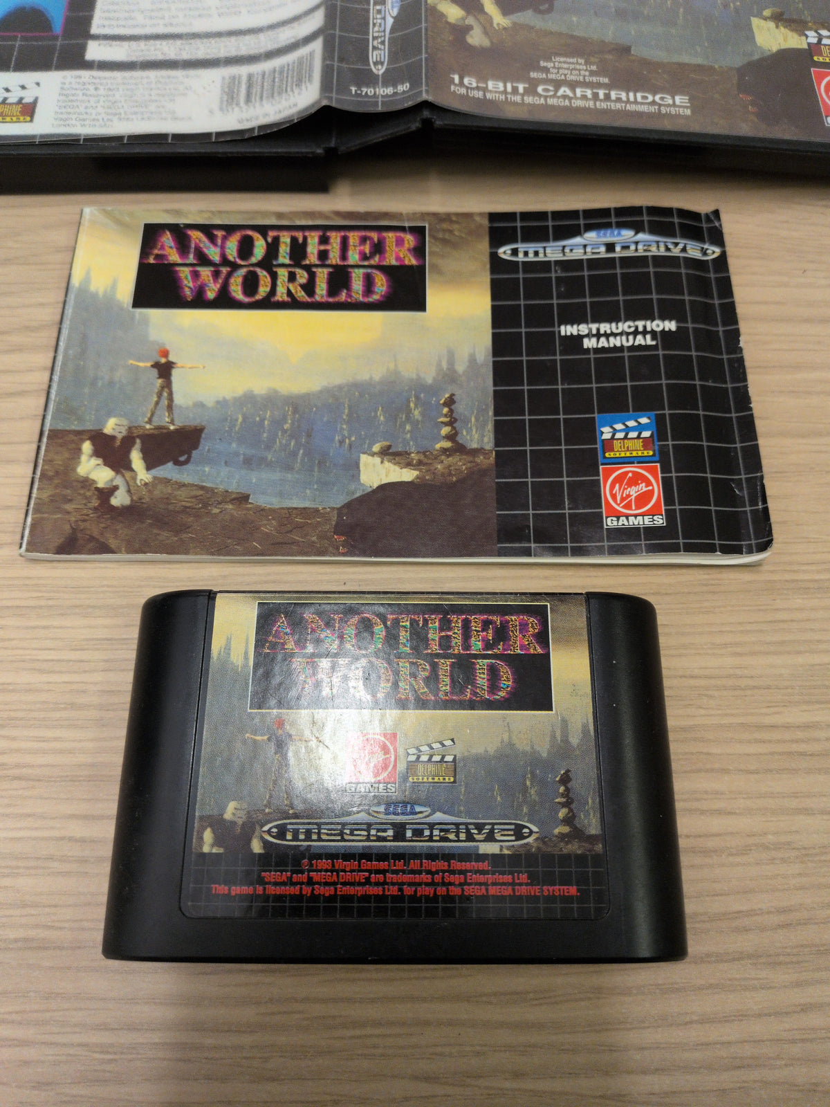Another World Sega Mega Drive game