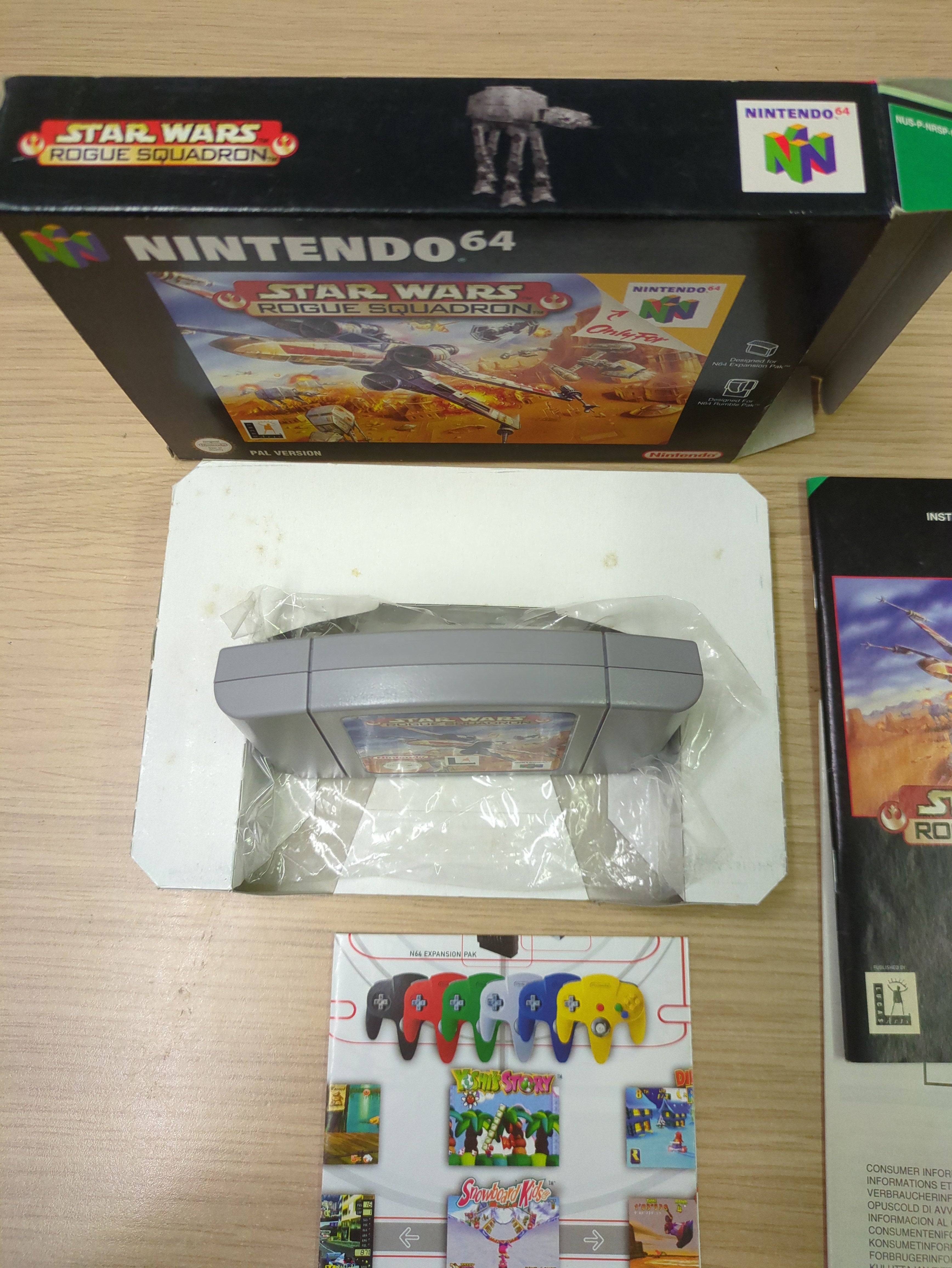 Star Wars Rogue Squadron Nintendo N64 game