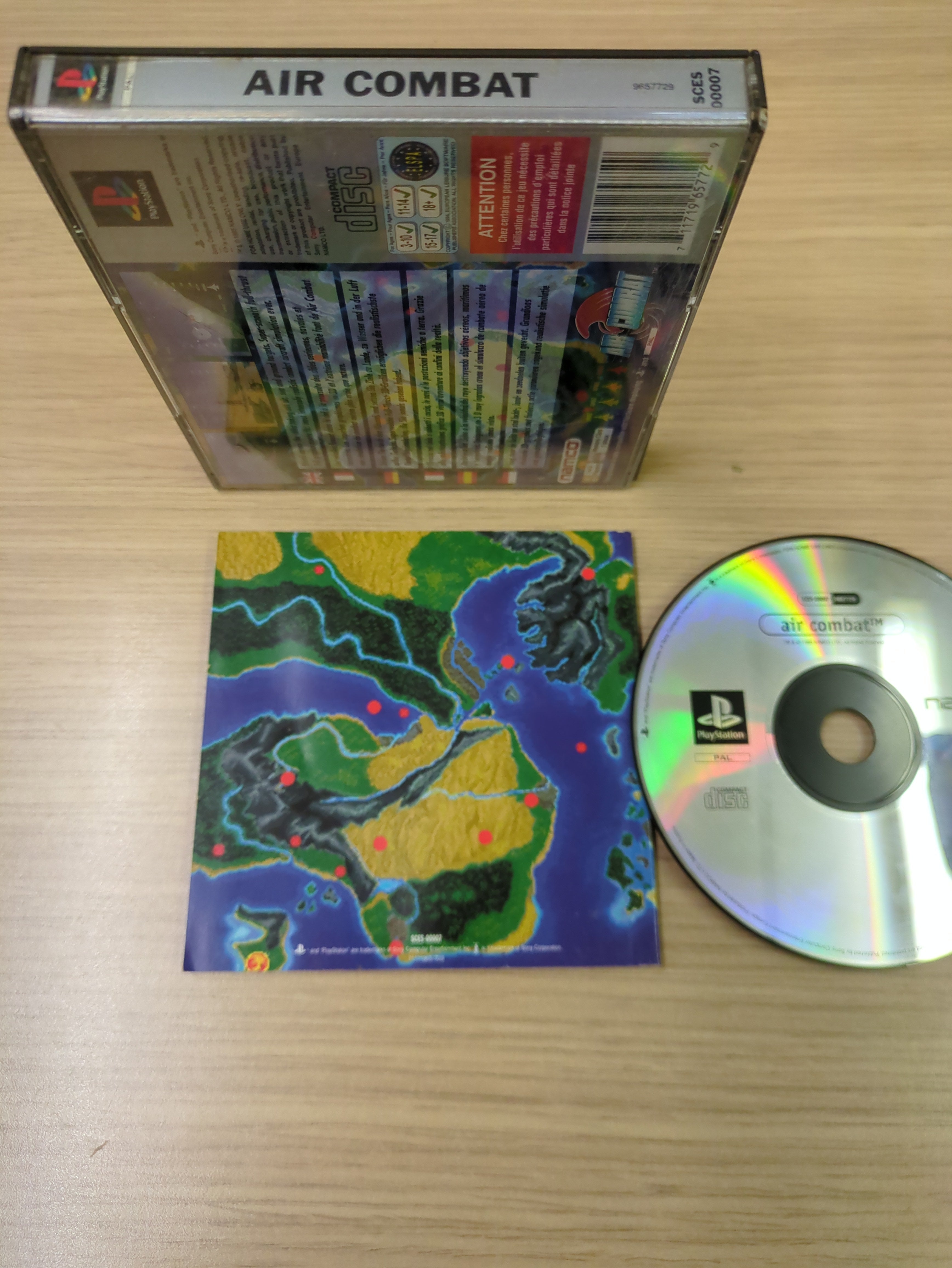 Air Combat Platinum Sony PS1 game