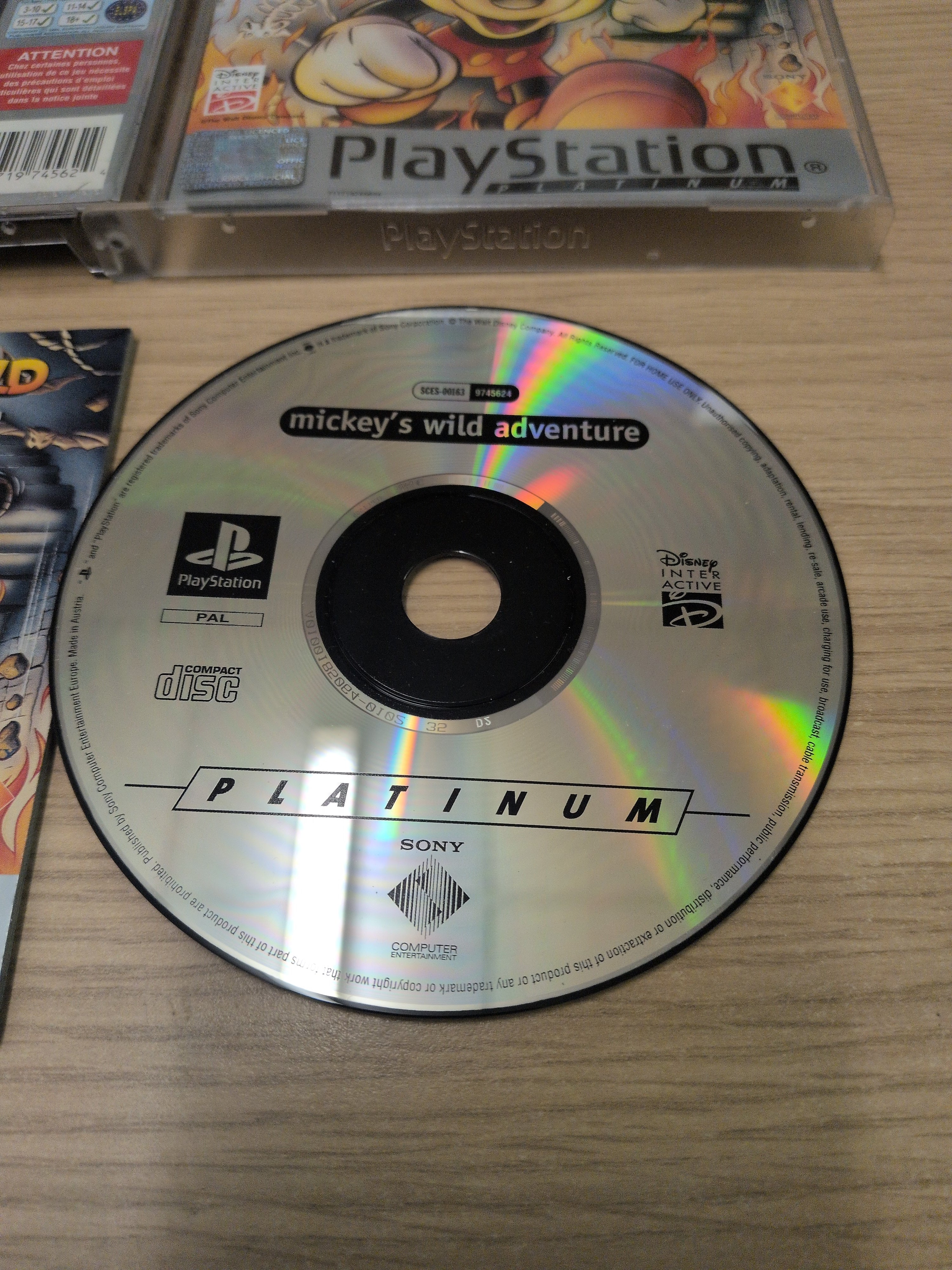 Mickey's Wild Adventure Platinum Sony PS1 game