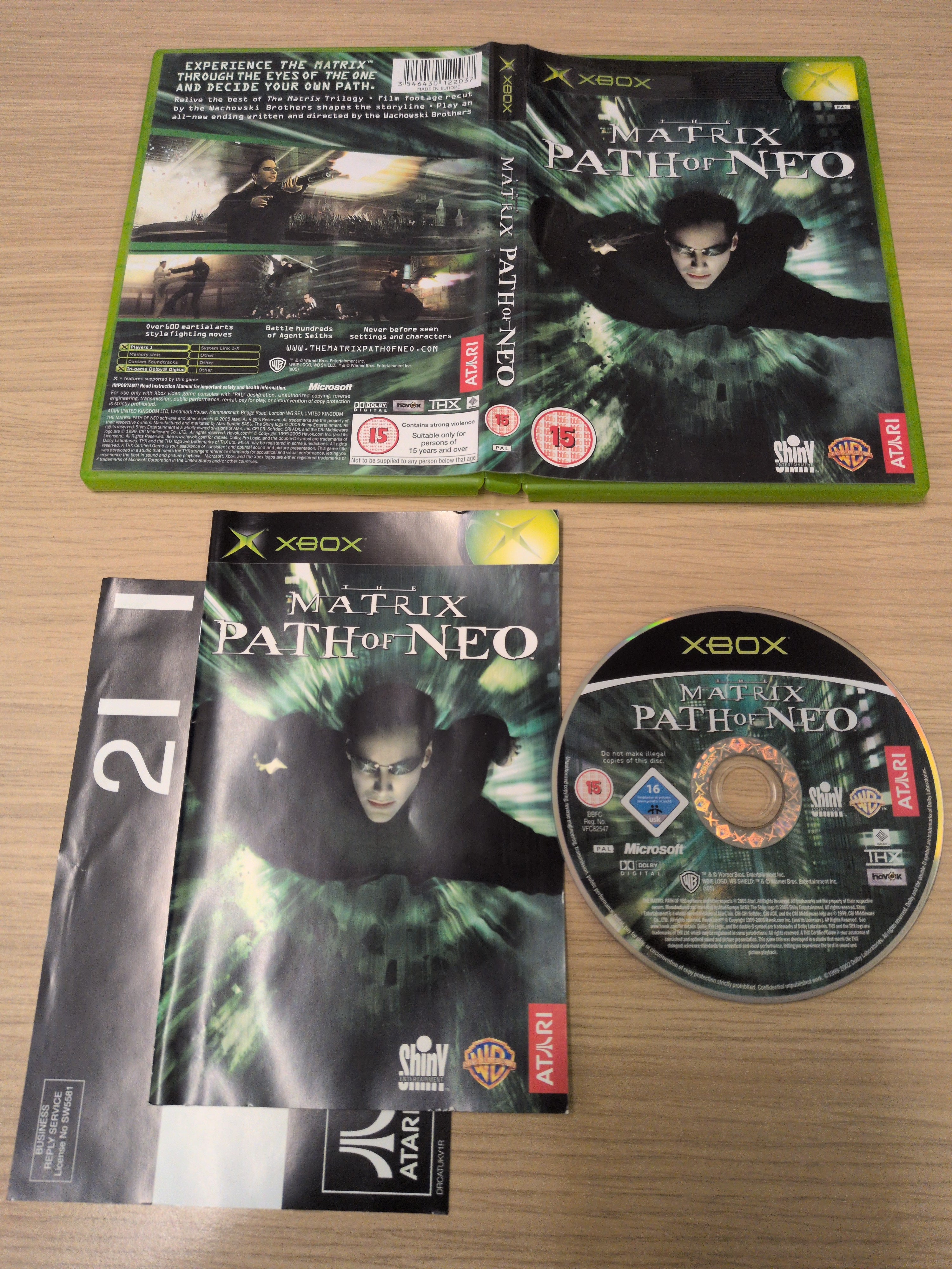 The Matrix: Path of Neo original Xbox game