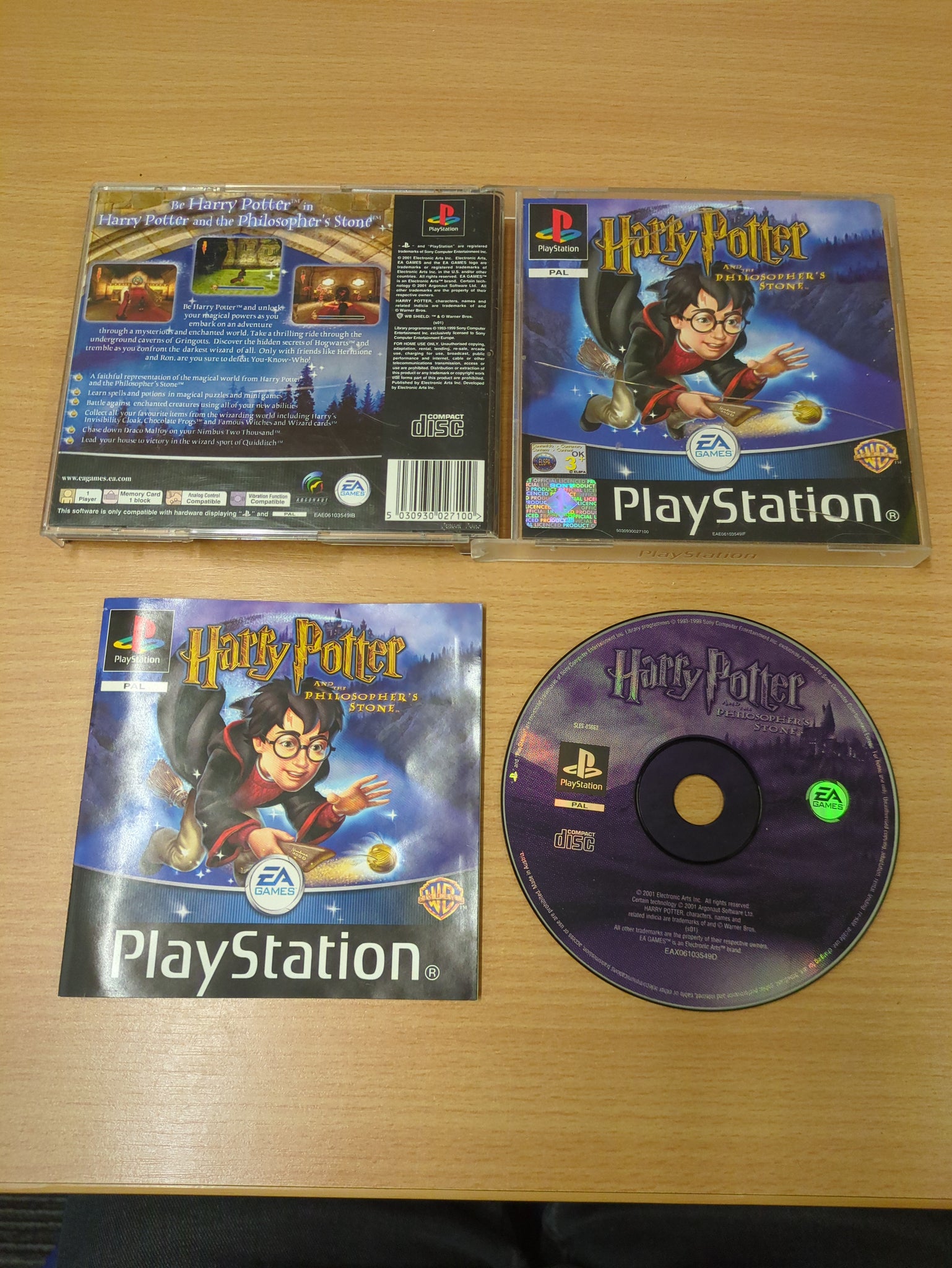 Harry Potter and the Philosopher's Stone Sony PS1 game – retro