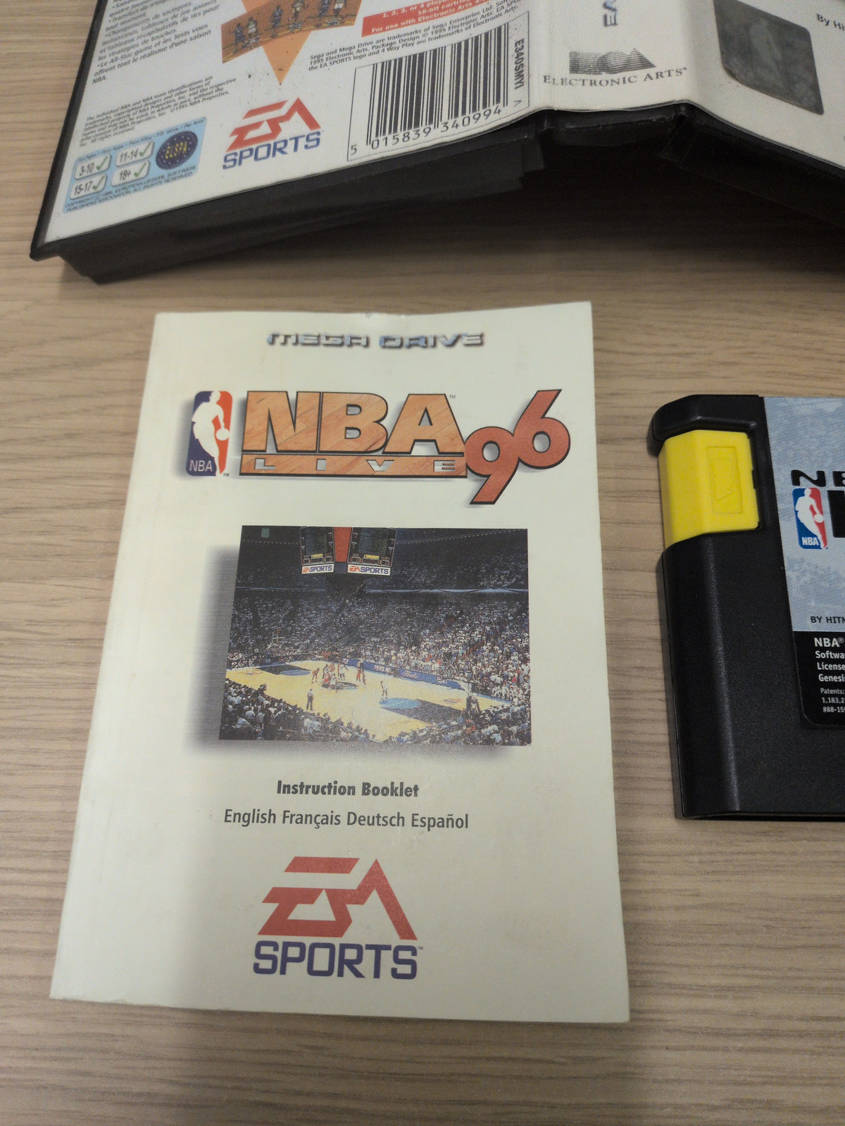 NBA Live '96 Sega Mega Drive game