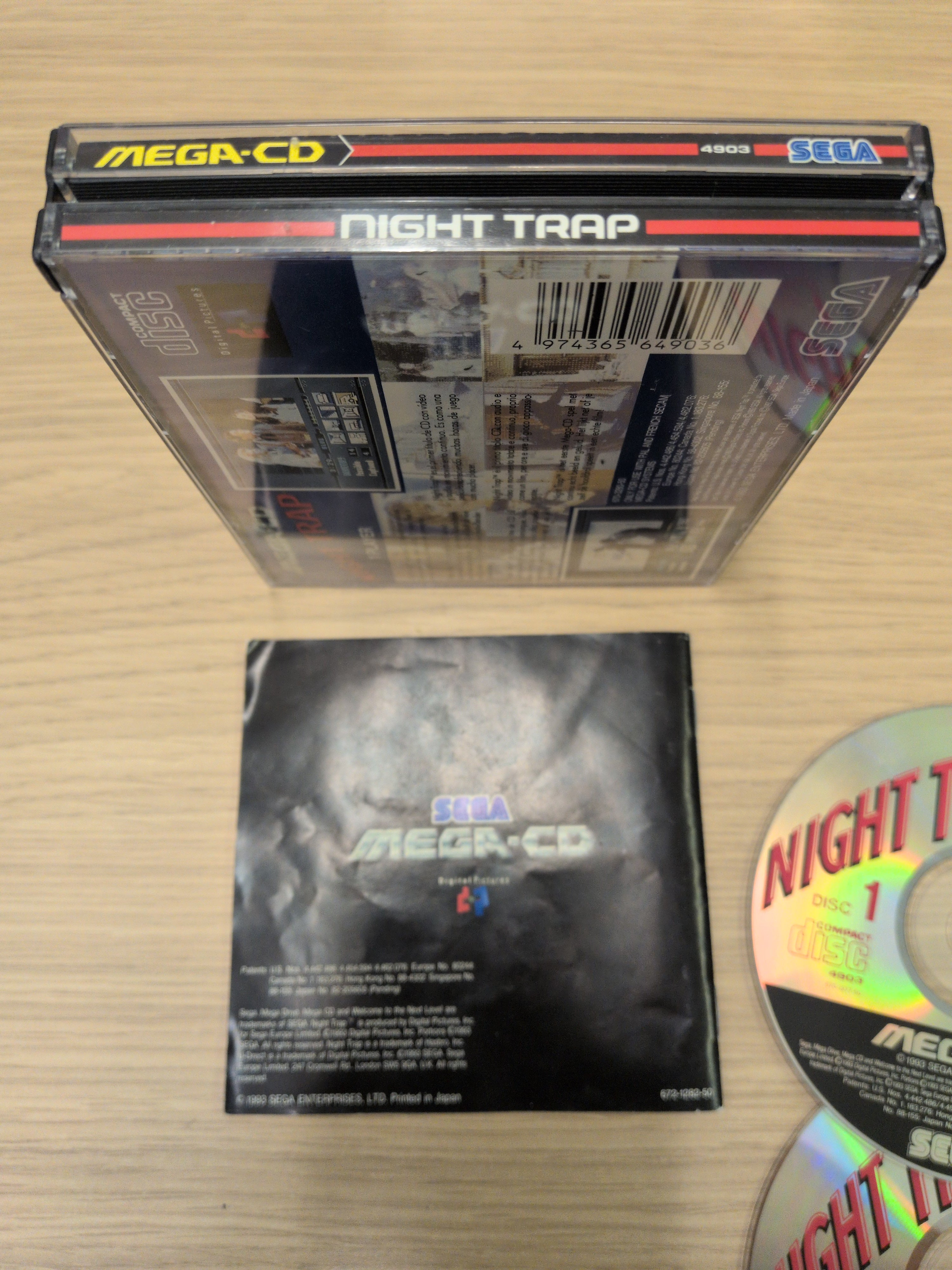 Night Trap Sega Mega-CD game