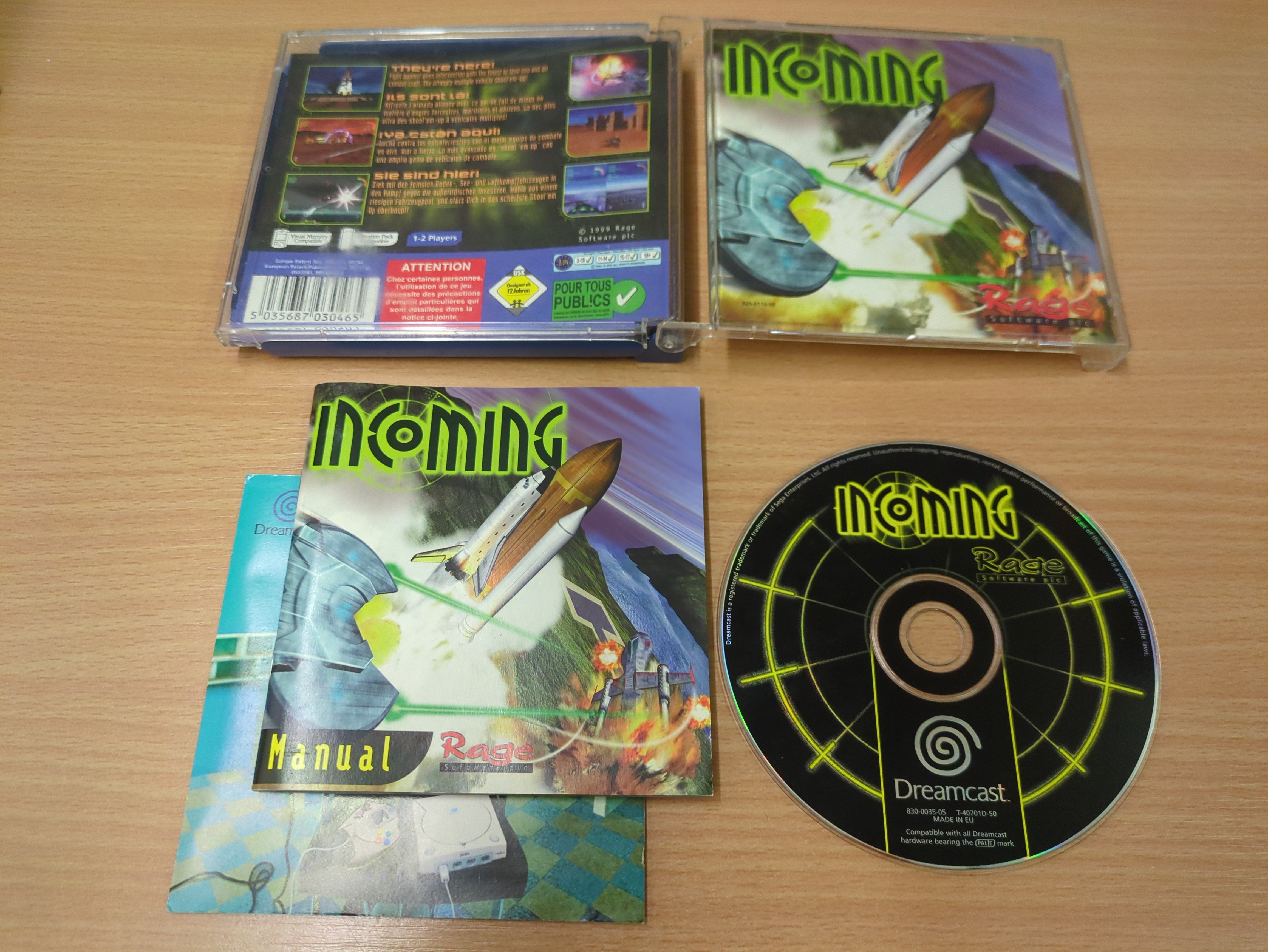 Incoming Sega Dreamcast game