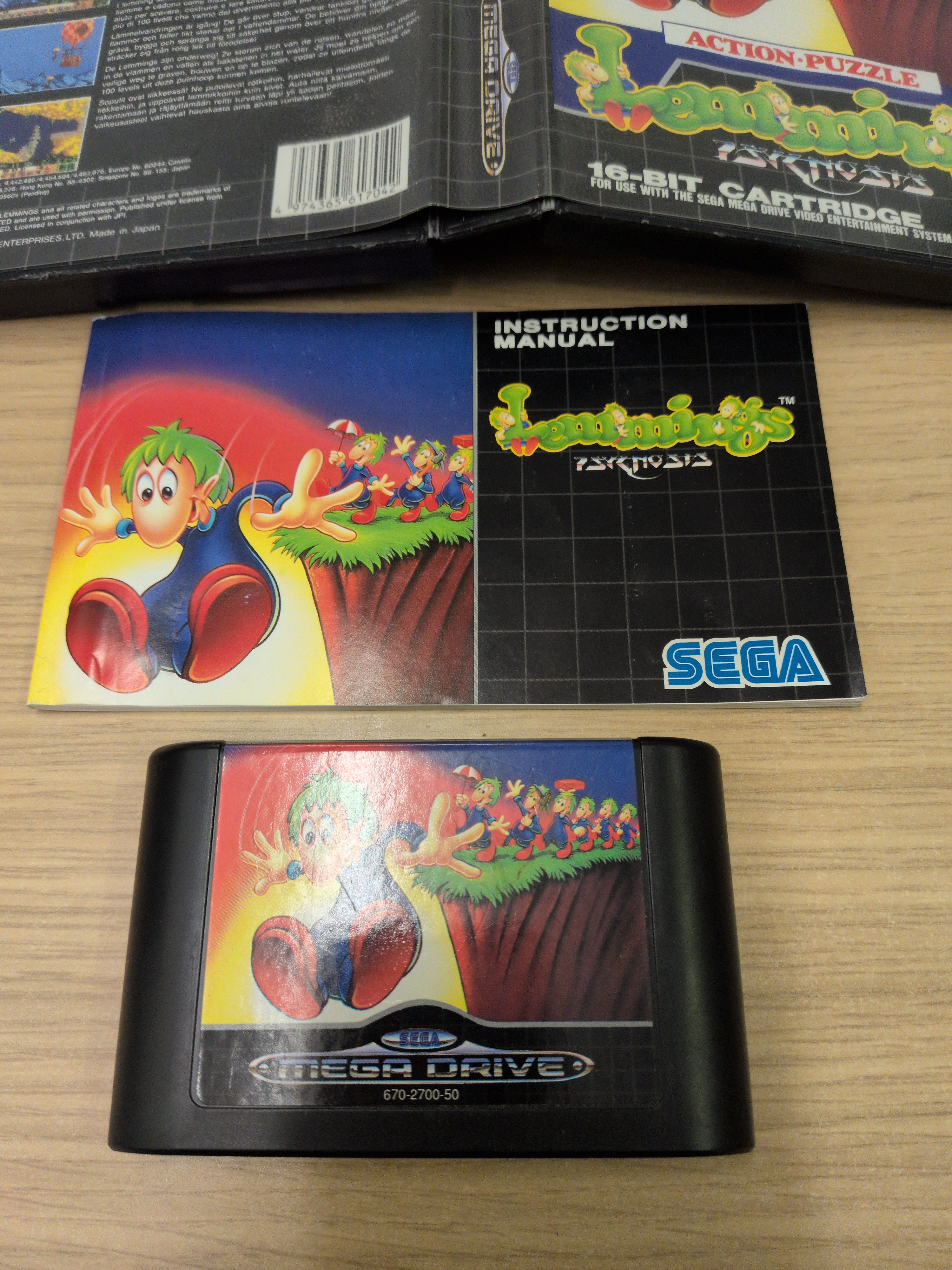 Lemmings Sega Mega Drive game