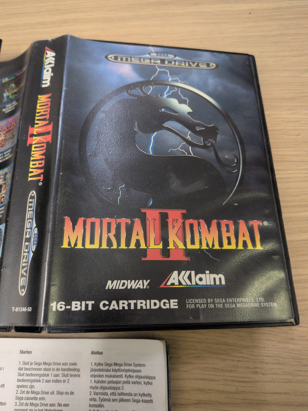 Mortal Kombat II Sega Mega Drive game