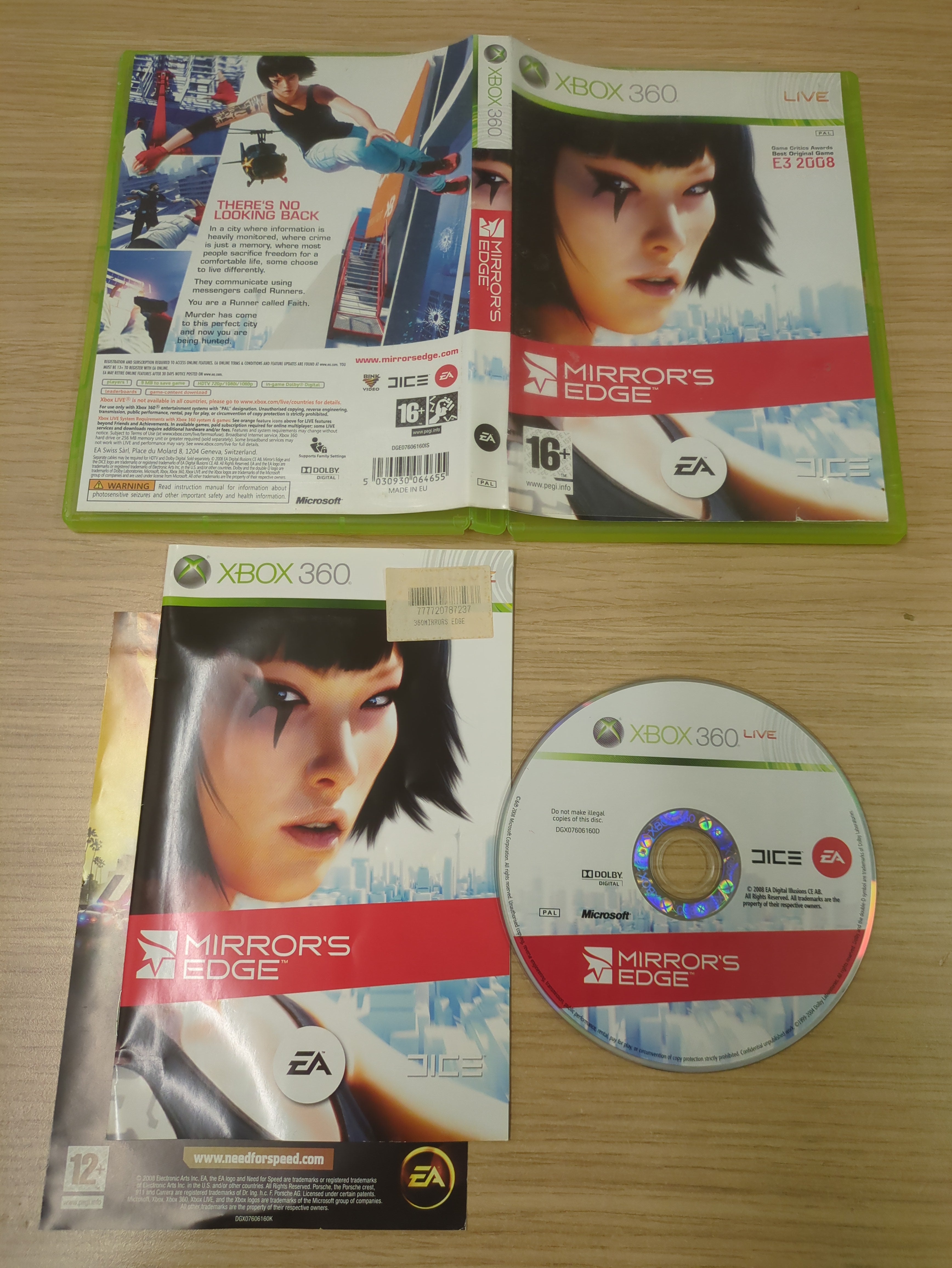 Mirror's Edge Xbox 360 game