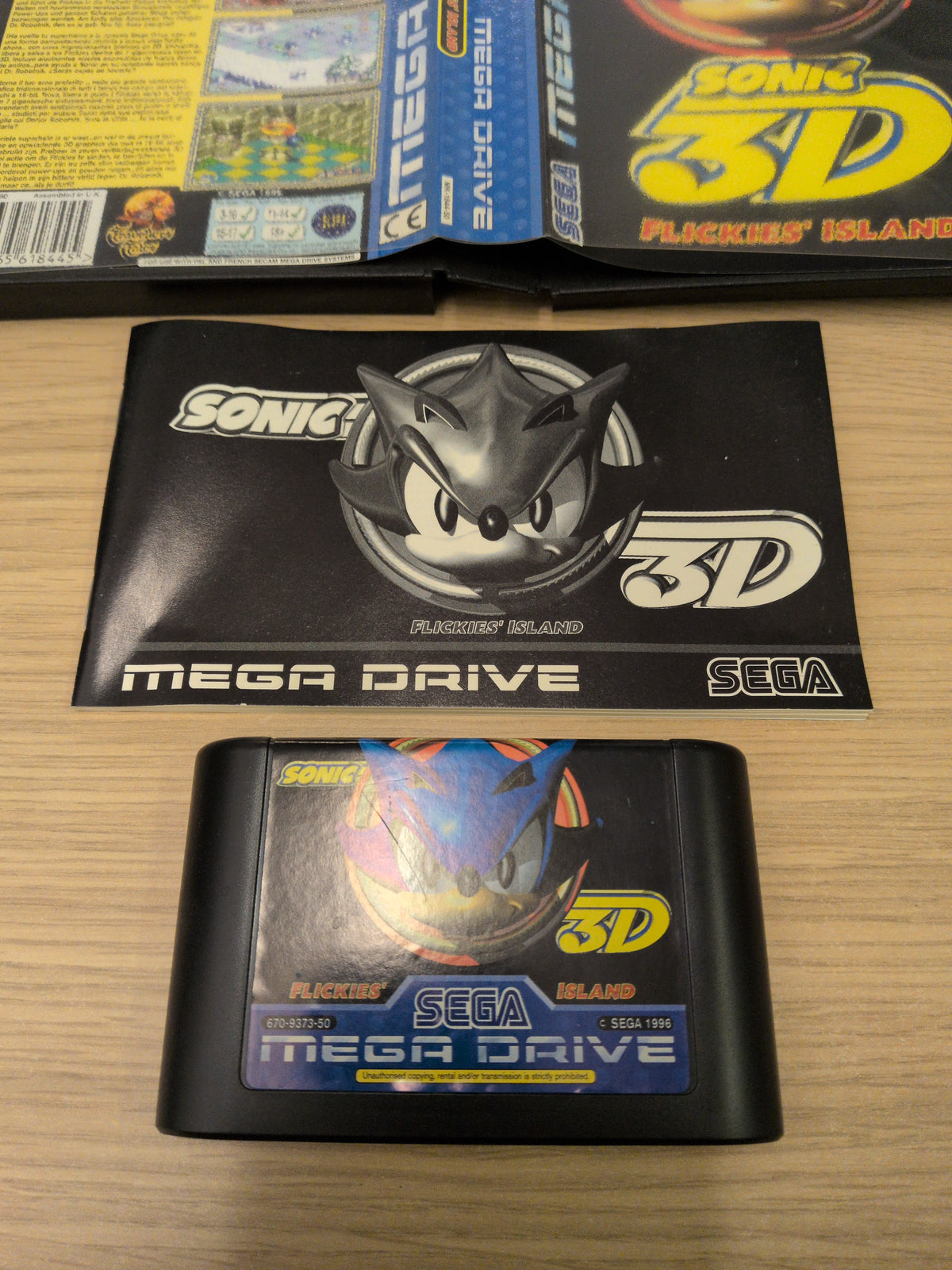 Sonic 3D Flickies' Island Sega Mega Drive game