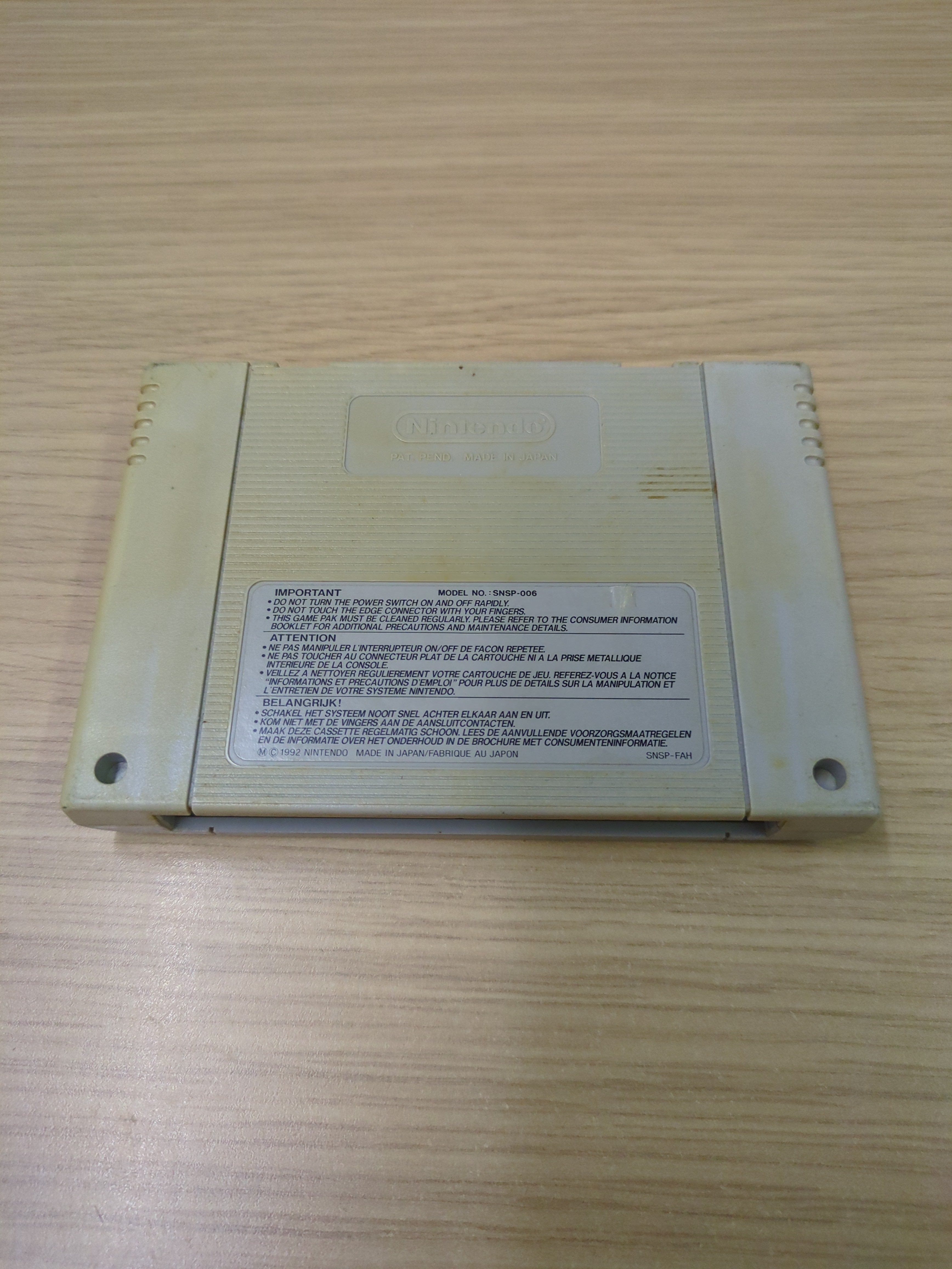 Street Fighter II Super Nintendo SNES game Cart Only