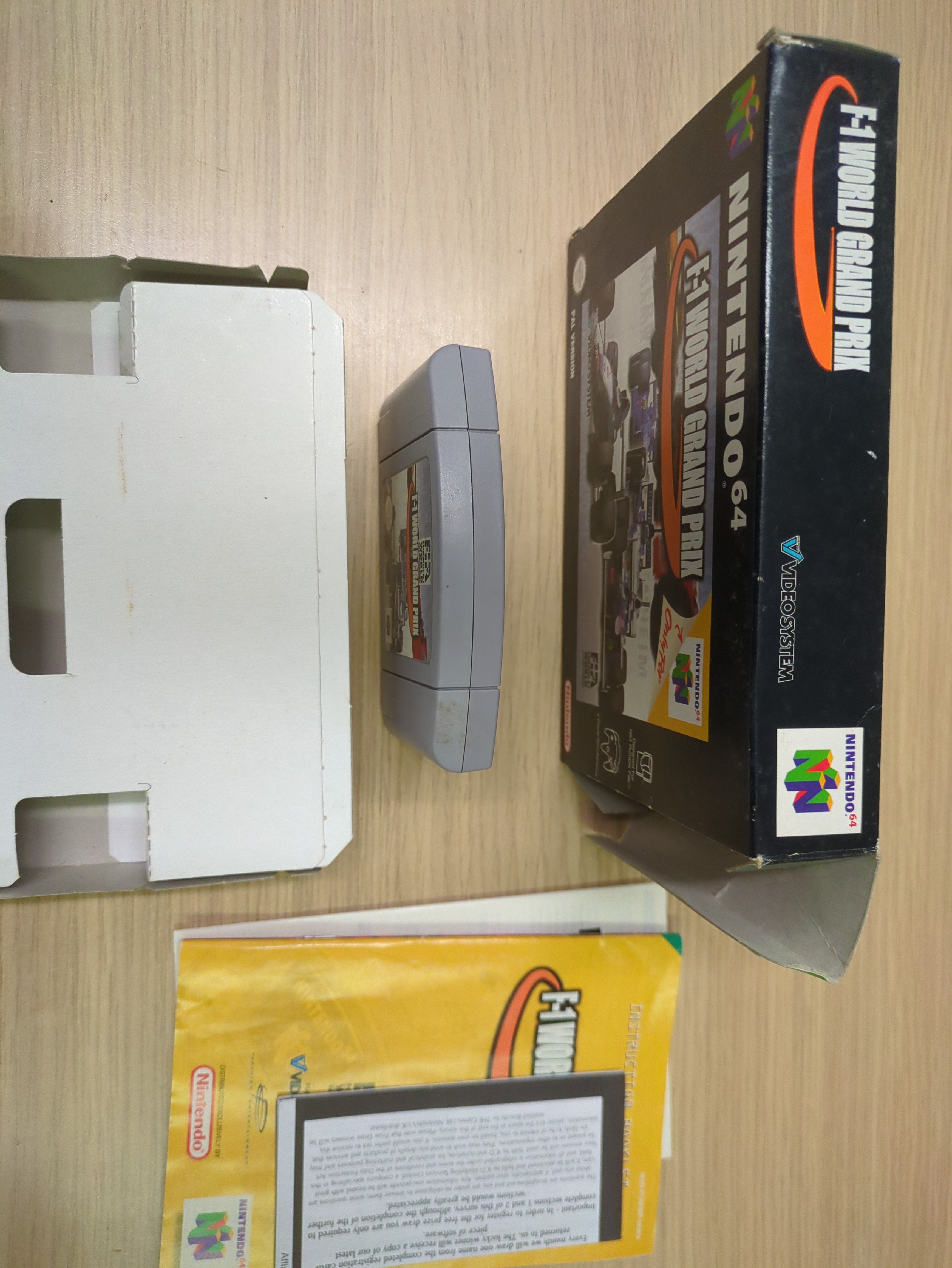 F-1 World Grand Prix Nintendo N64 game Boxed