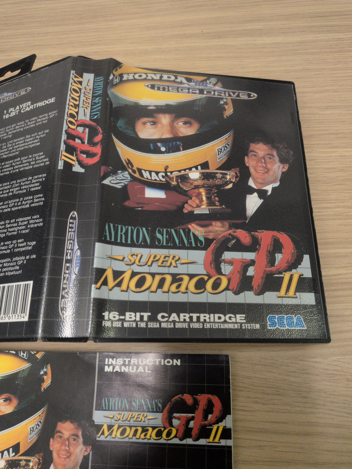Ayrton Senna's Super Monaco GP II Sega Mega Drive game