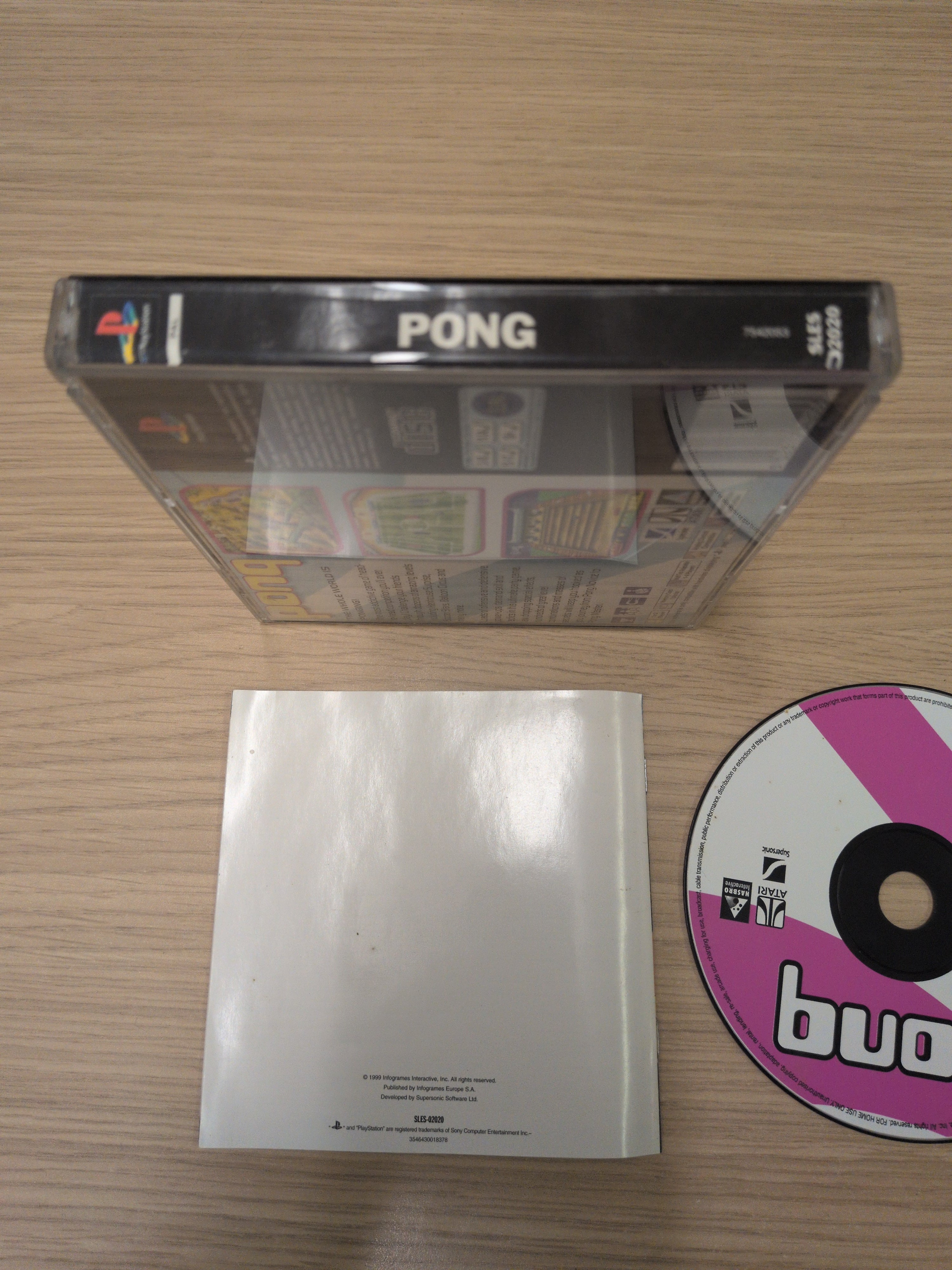 Pong Sony PS1 game