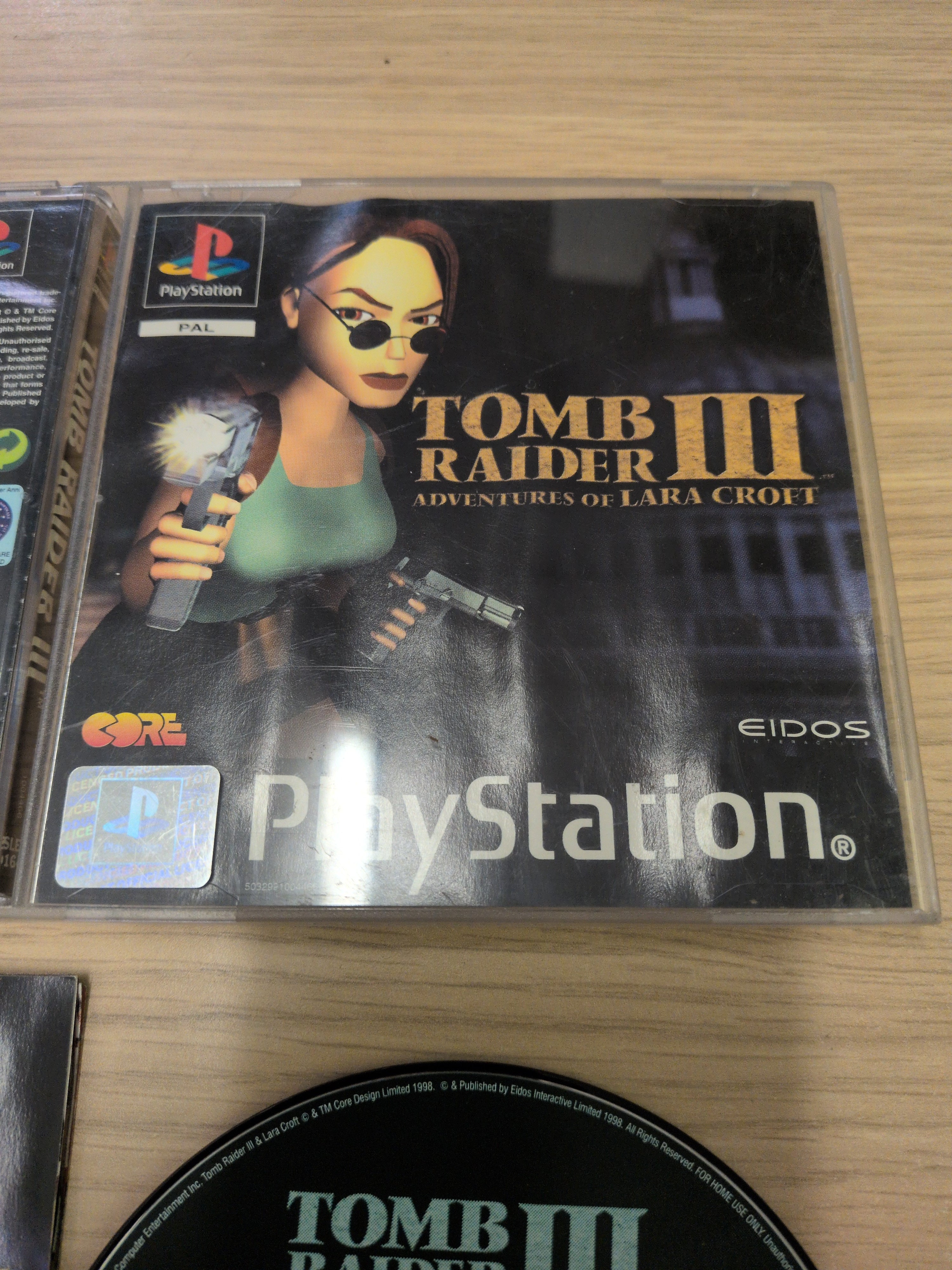 Tomb Raider III Sony PS1 game