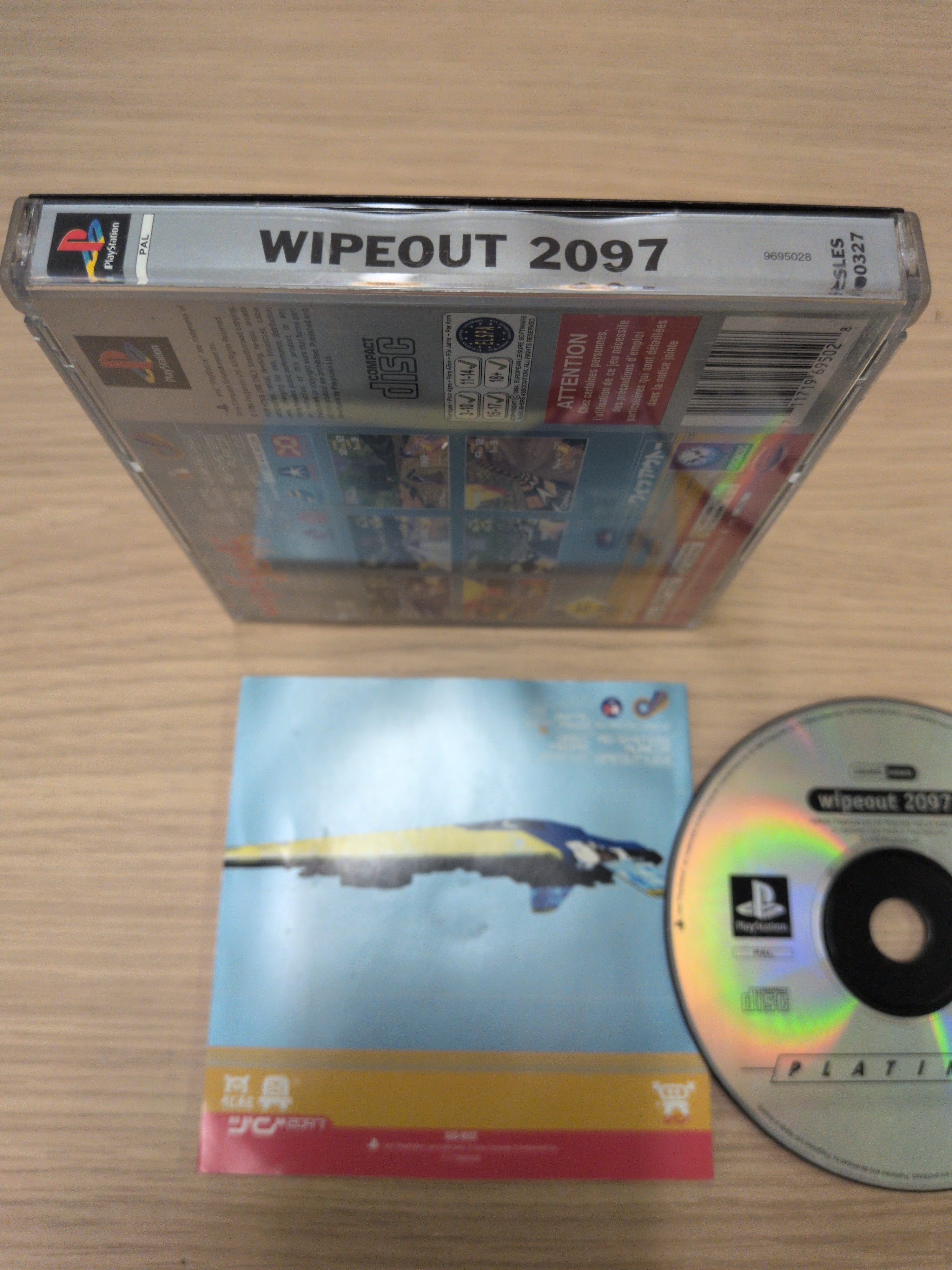 Wipeout 2097 Platinum Sony PS1 game