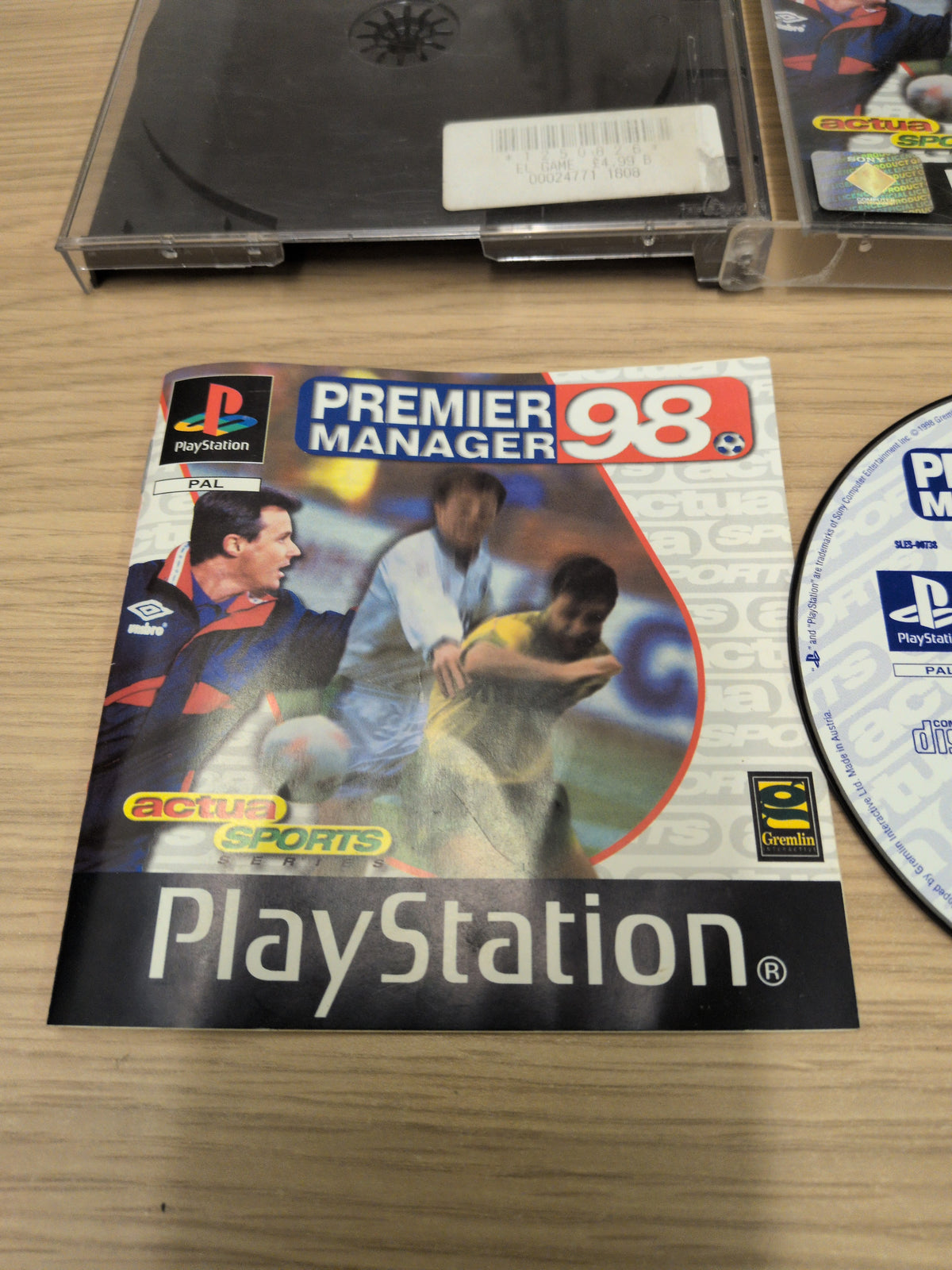 Premier Manager 98 Sony PS1 game