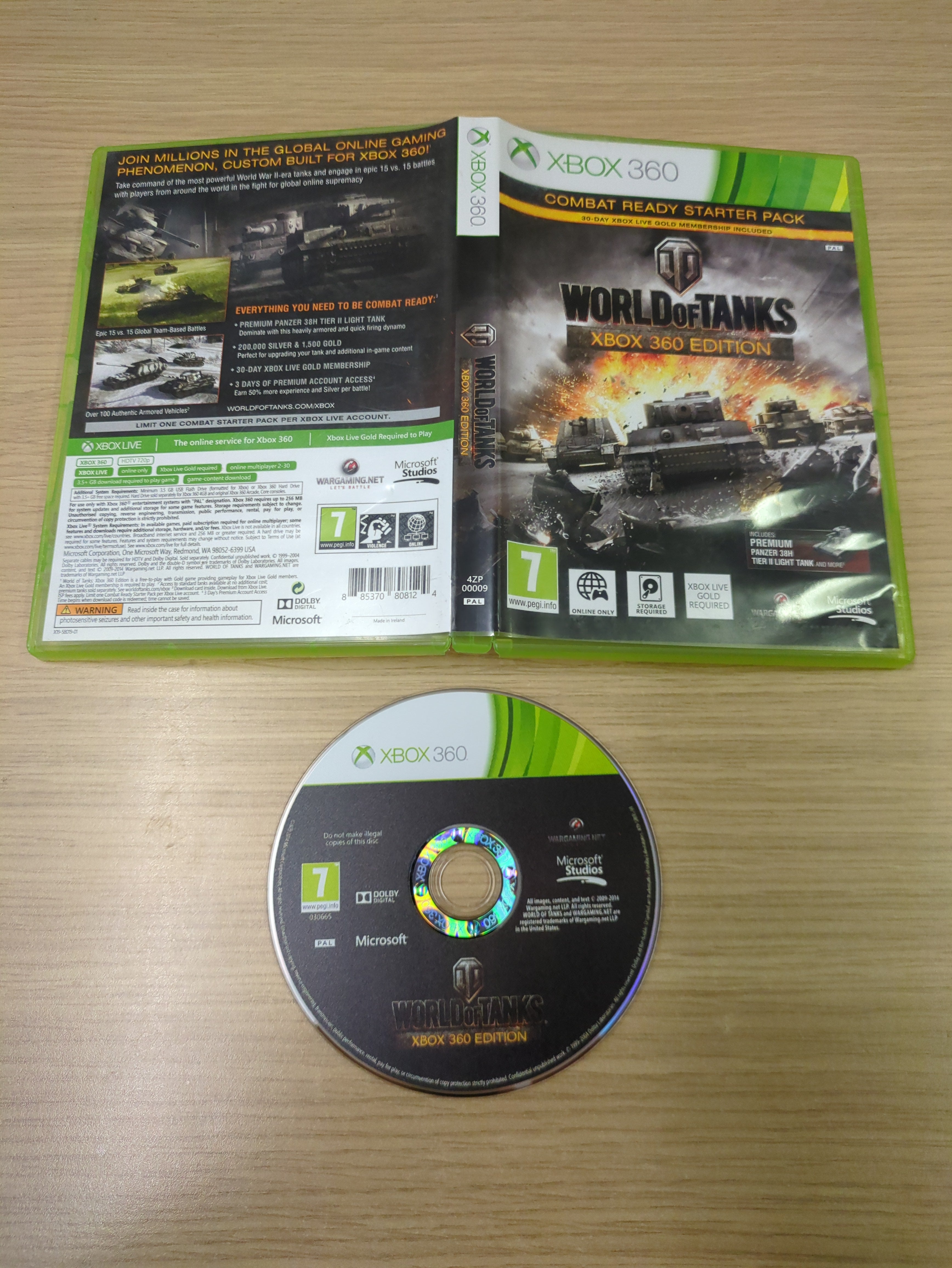 World of Tanks Xbox 360 game