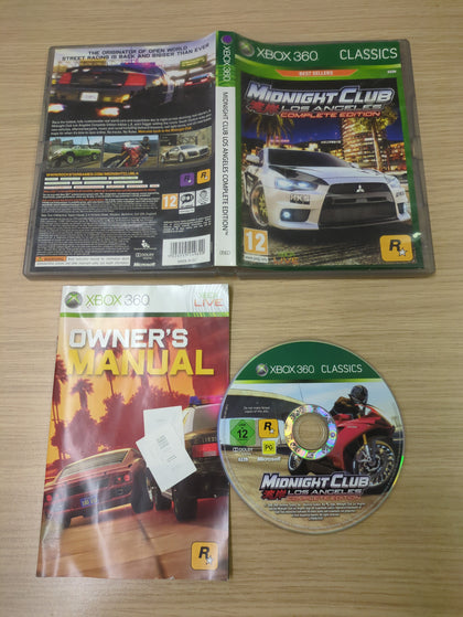 Midnight Club Los Angeles Complete Edition Xbox 360 Classics game