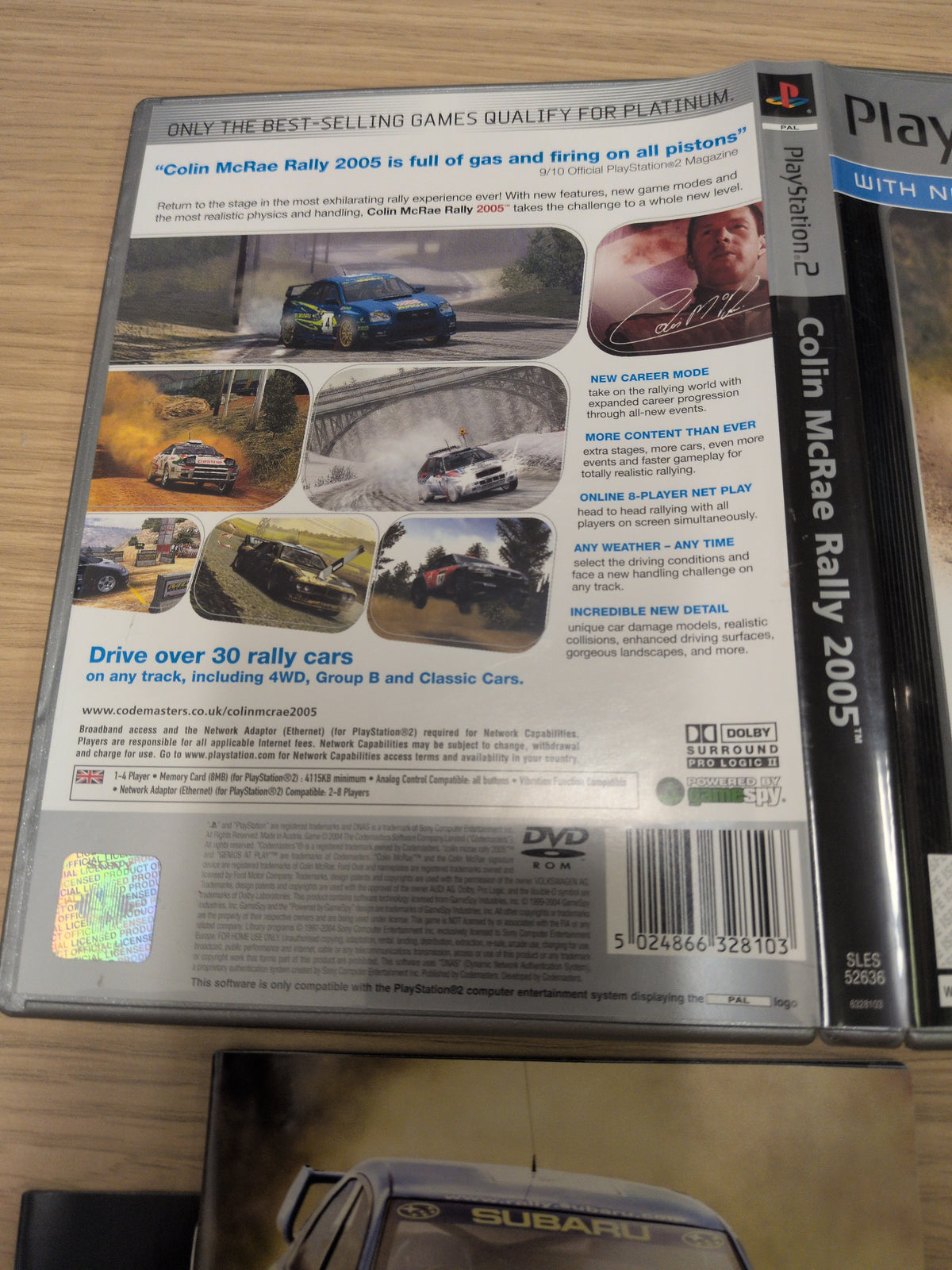 Colin Mcrae Rally 2005 Platinum Sony PS2 game