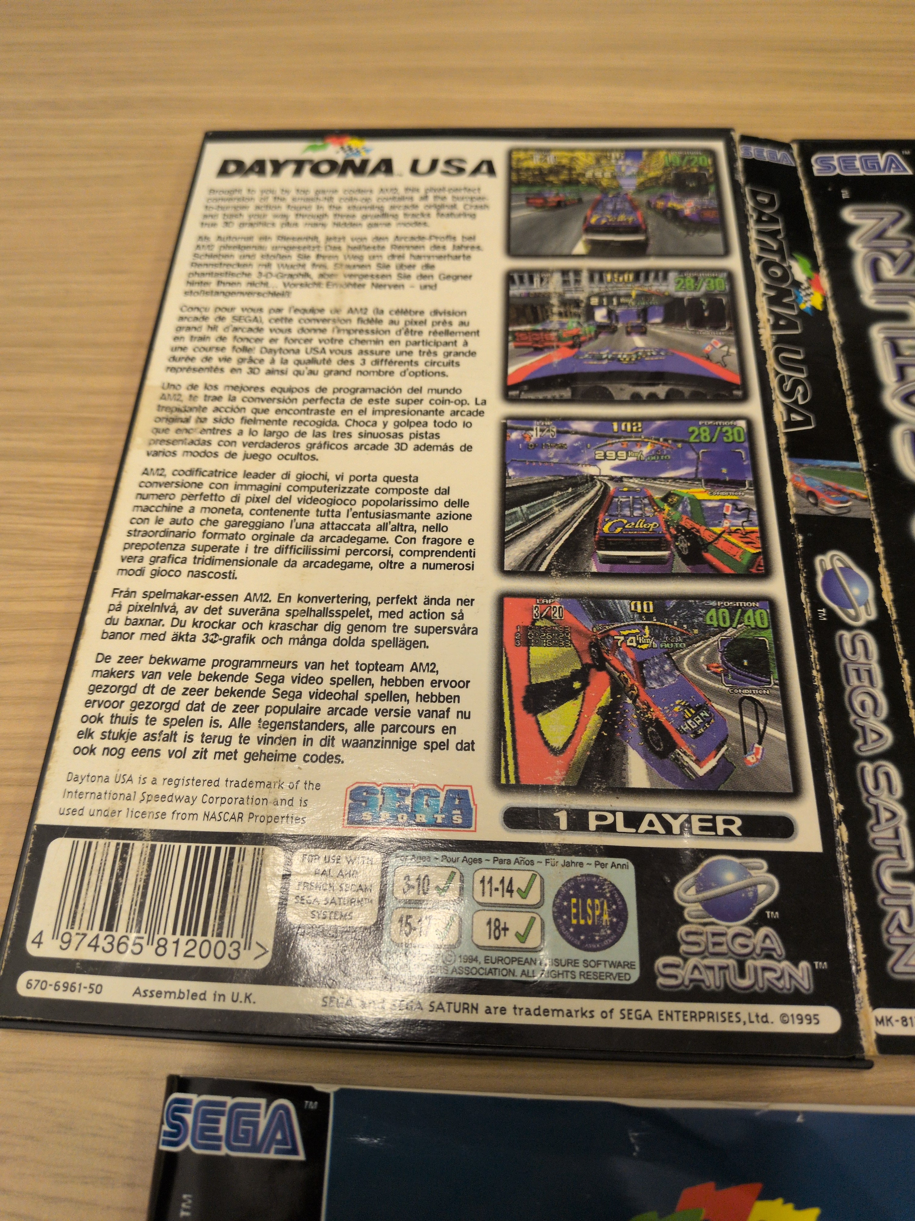 Daytona USA Sega Saturn game