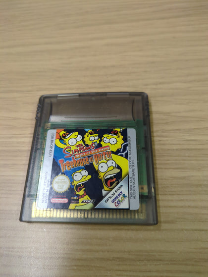 The Simpsons Night of The Living Treehouse of Horror Nintendo Game Boy Color Cart Only