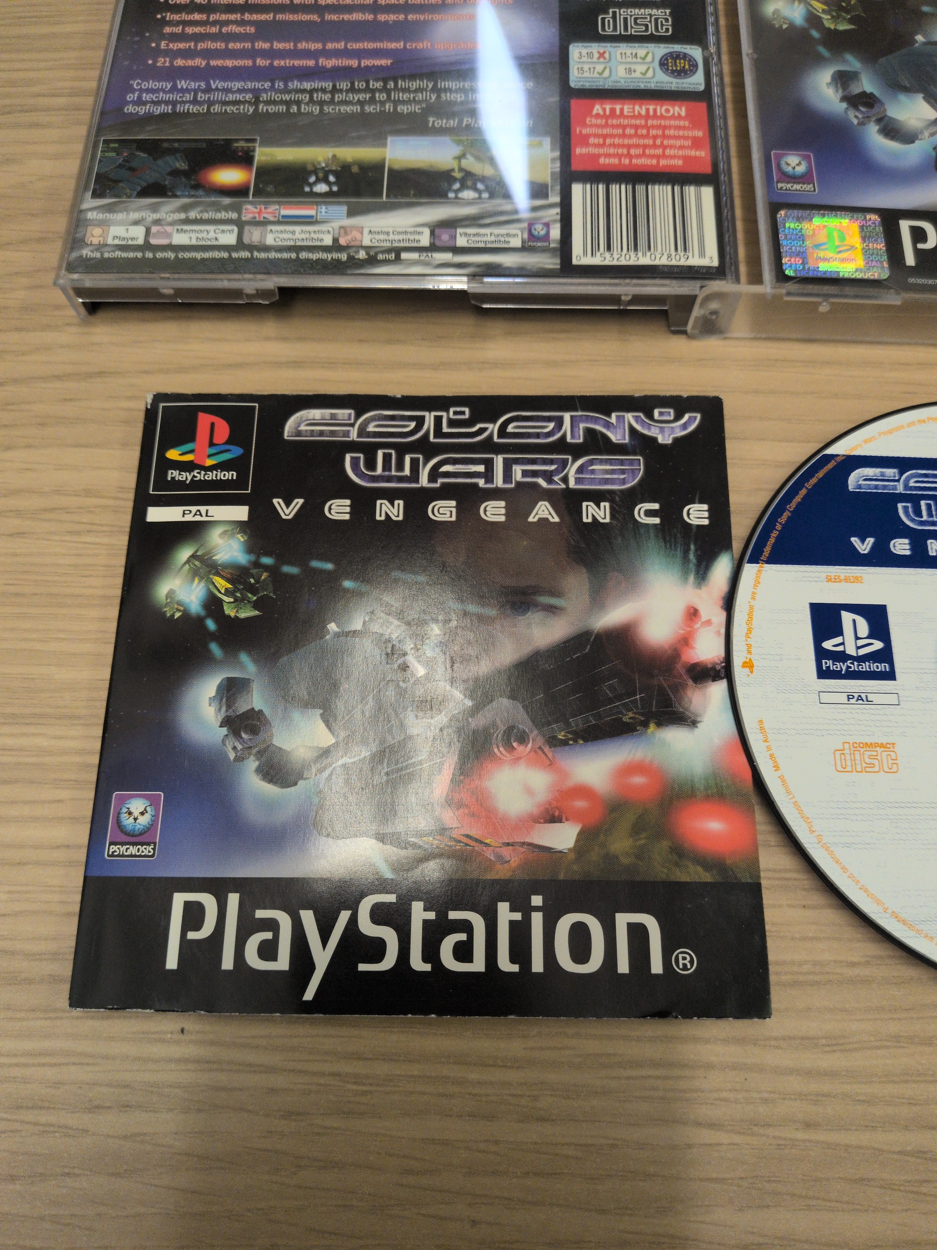 Colony Wars Vengeance Sony PS1 game