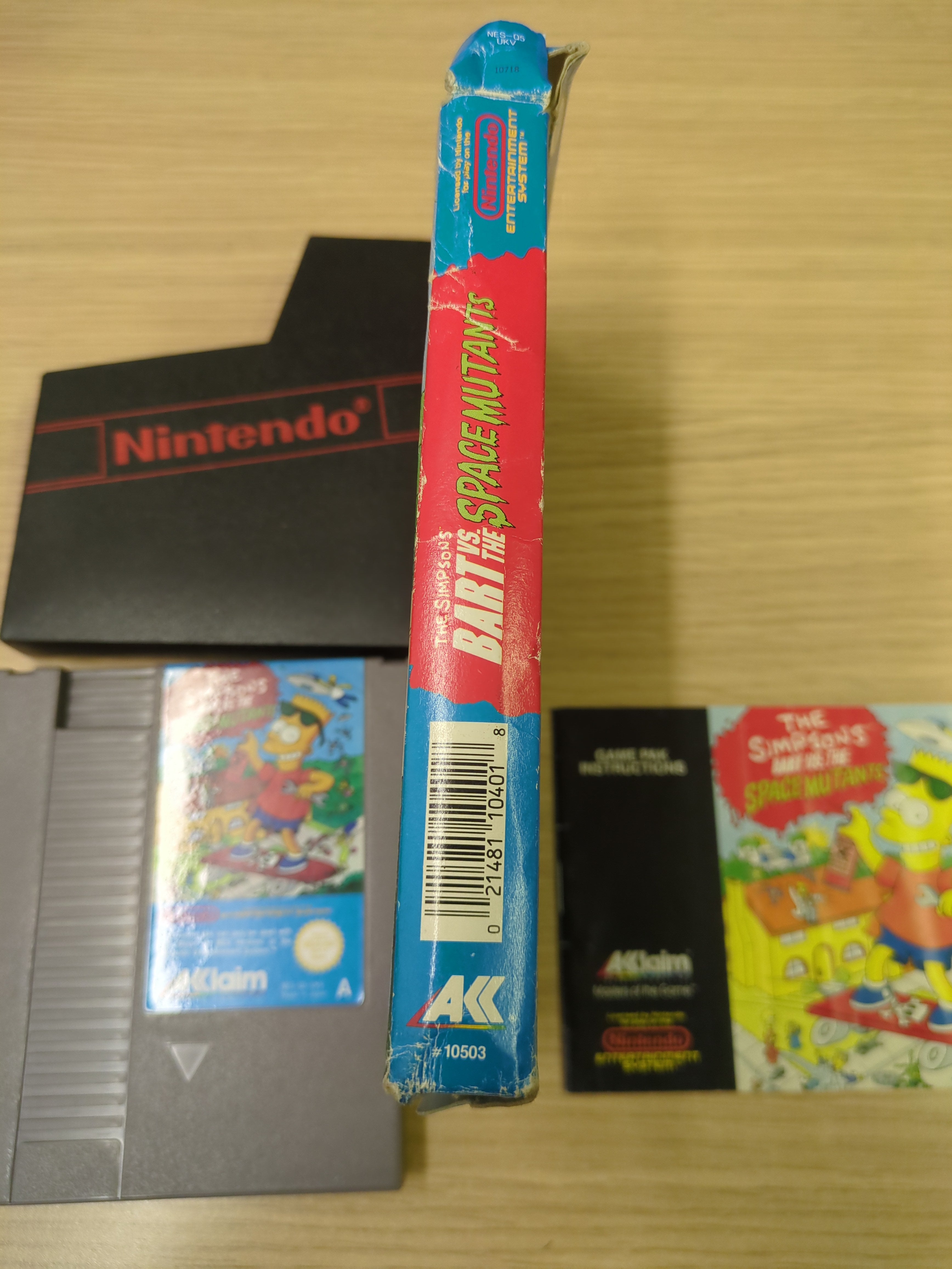 The Simpsons Bart Vs. The Space Mutants Nintendo NES game
