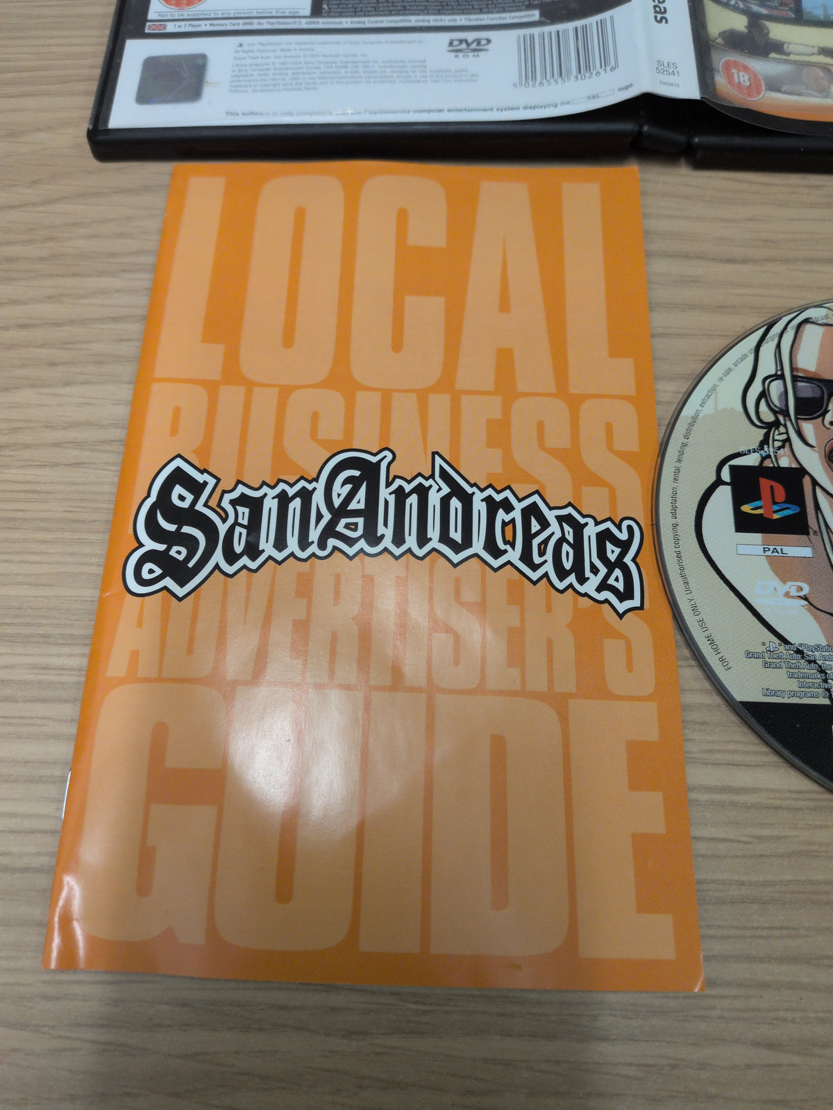 Grand Theft Auto: San Andreas Sony PS2 game