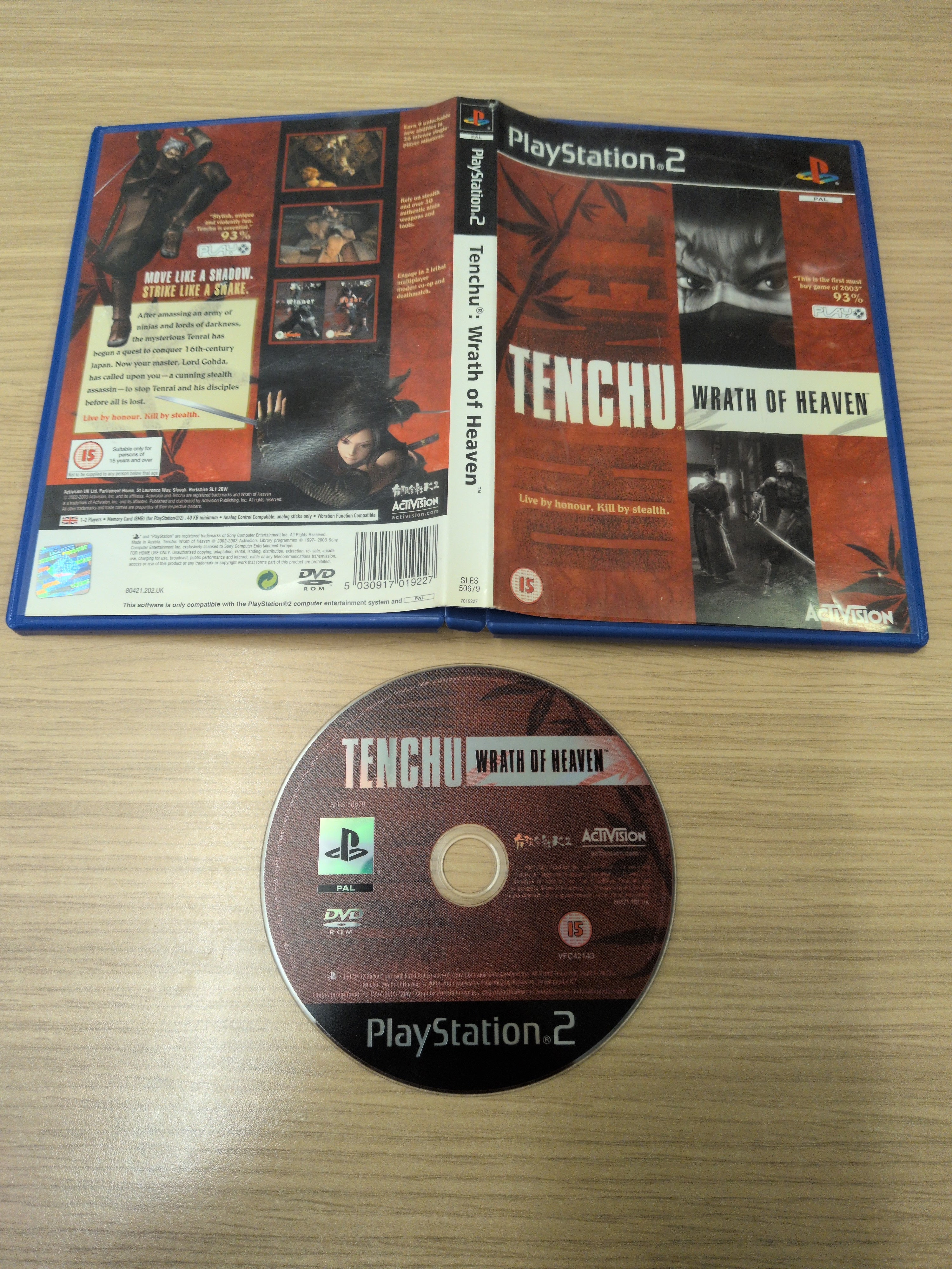 Tenchu: Wrath of Heaven Sony PS2 game