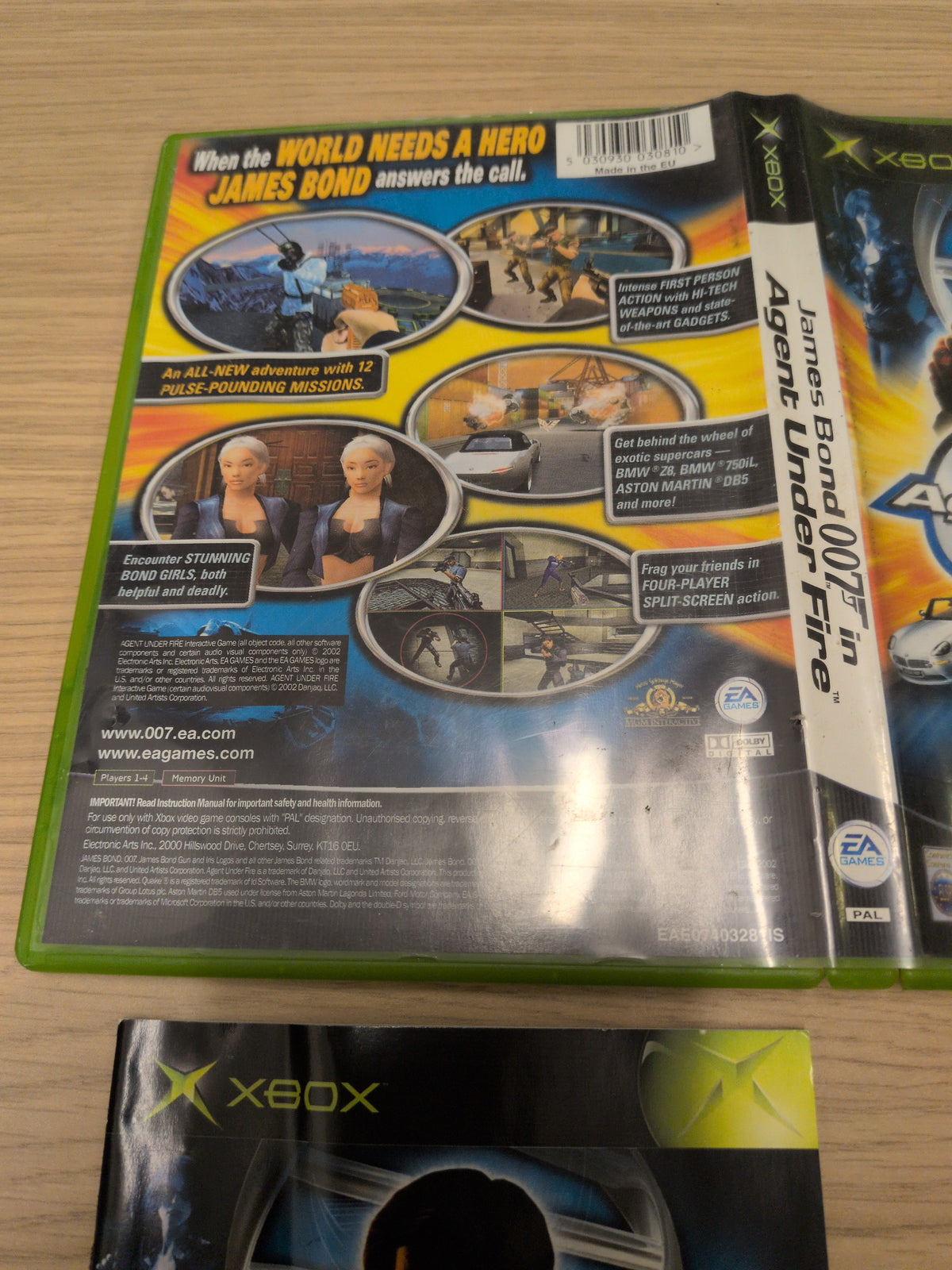James Bond 007: In Agent Under Fire original Xbox game