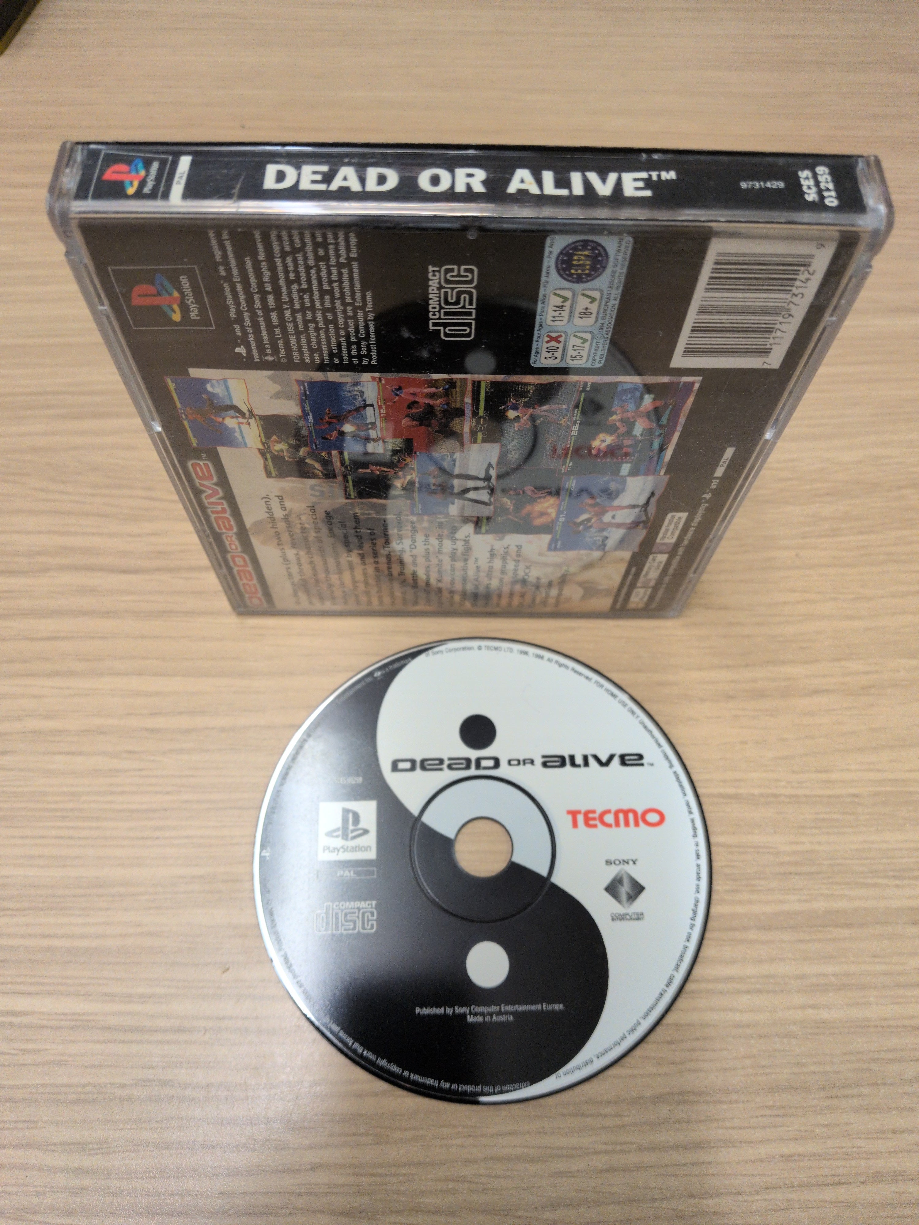 Dead or Alive Sony PS1 game