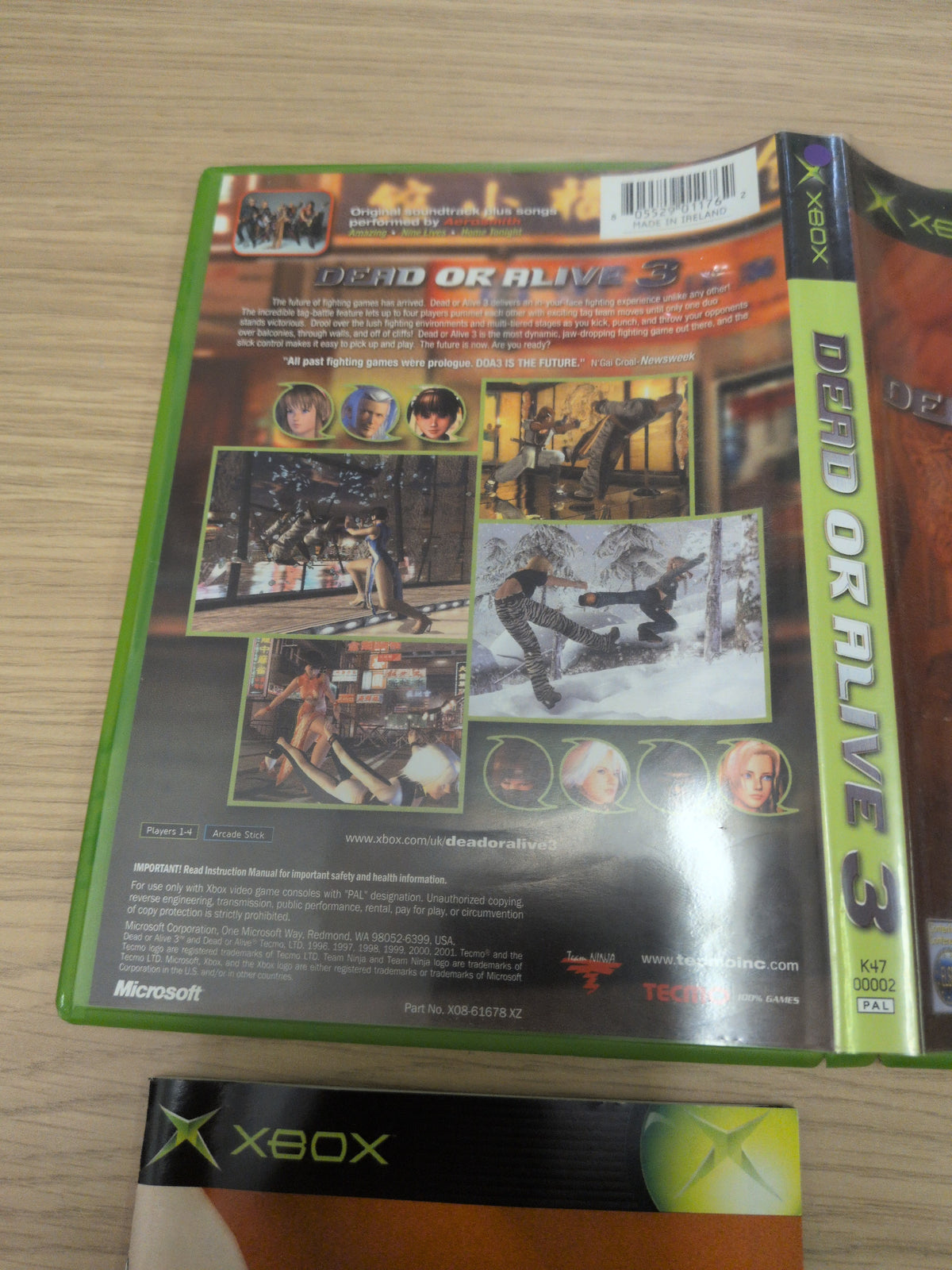 Dead or Alive 3 original Xbox game