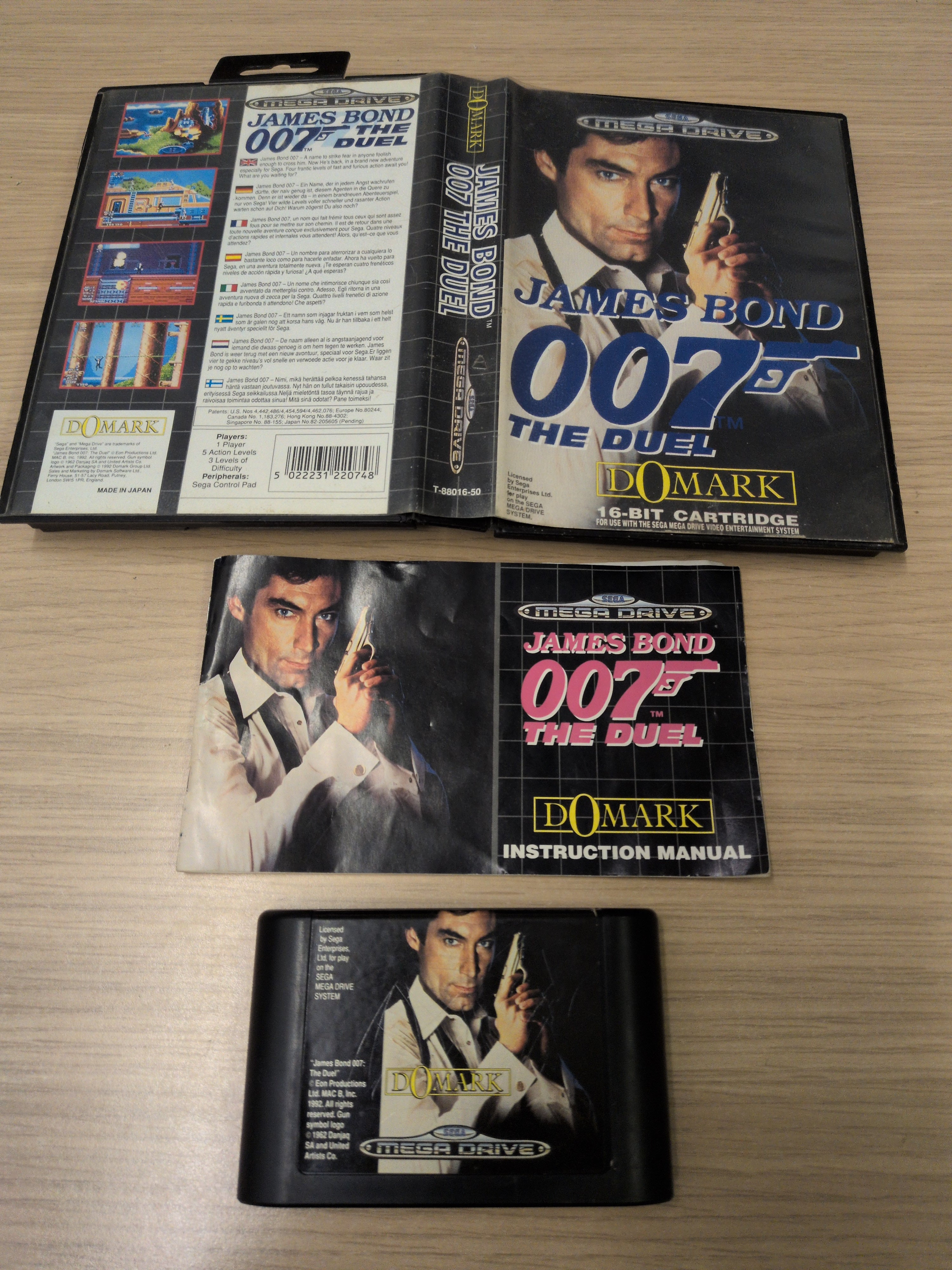 James Bond 007: The Duel Sega Mega Drive game