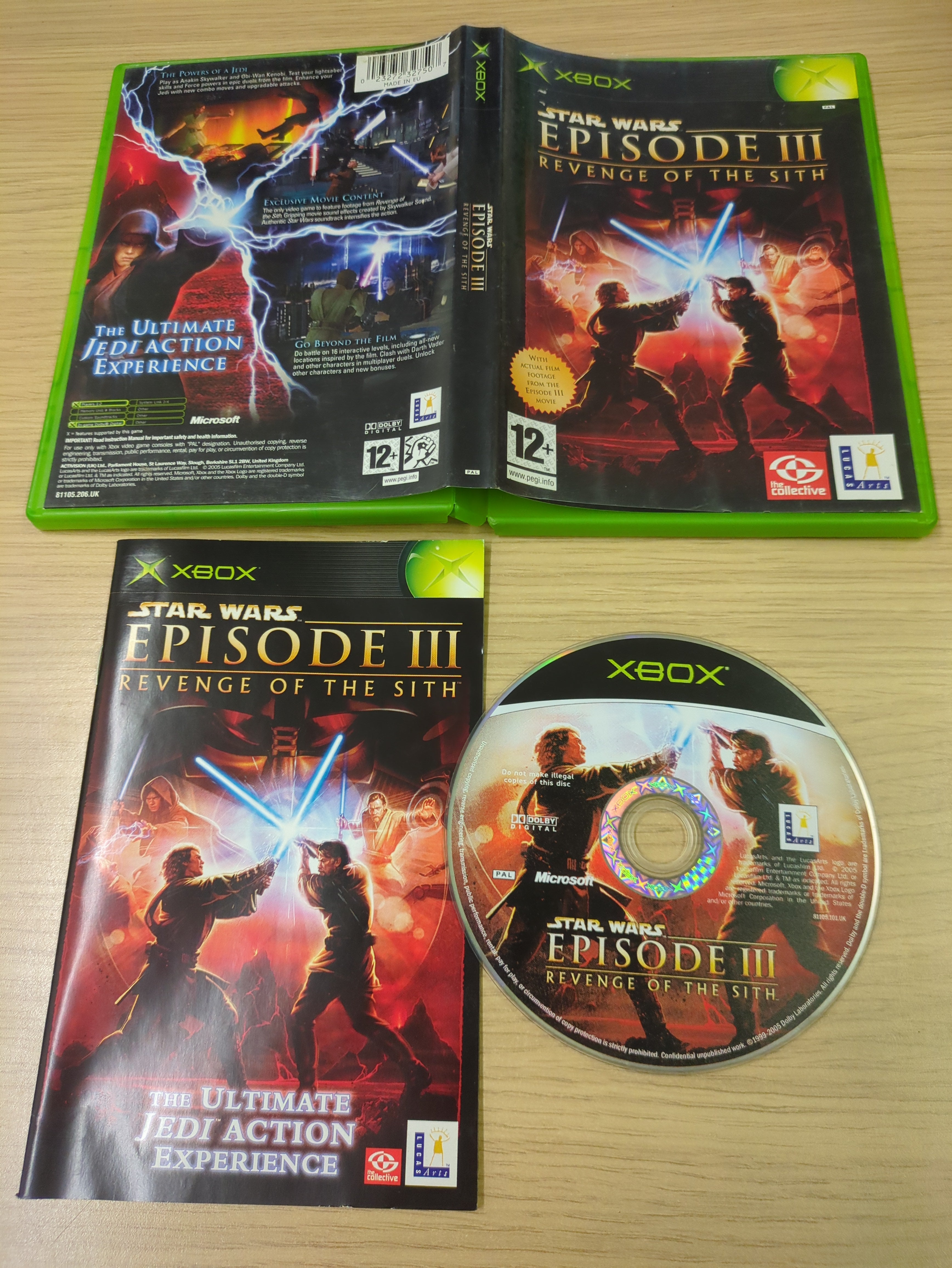 Star Wars: Episode III: Revenge of the Sith original Xbox game