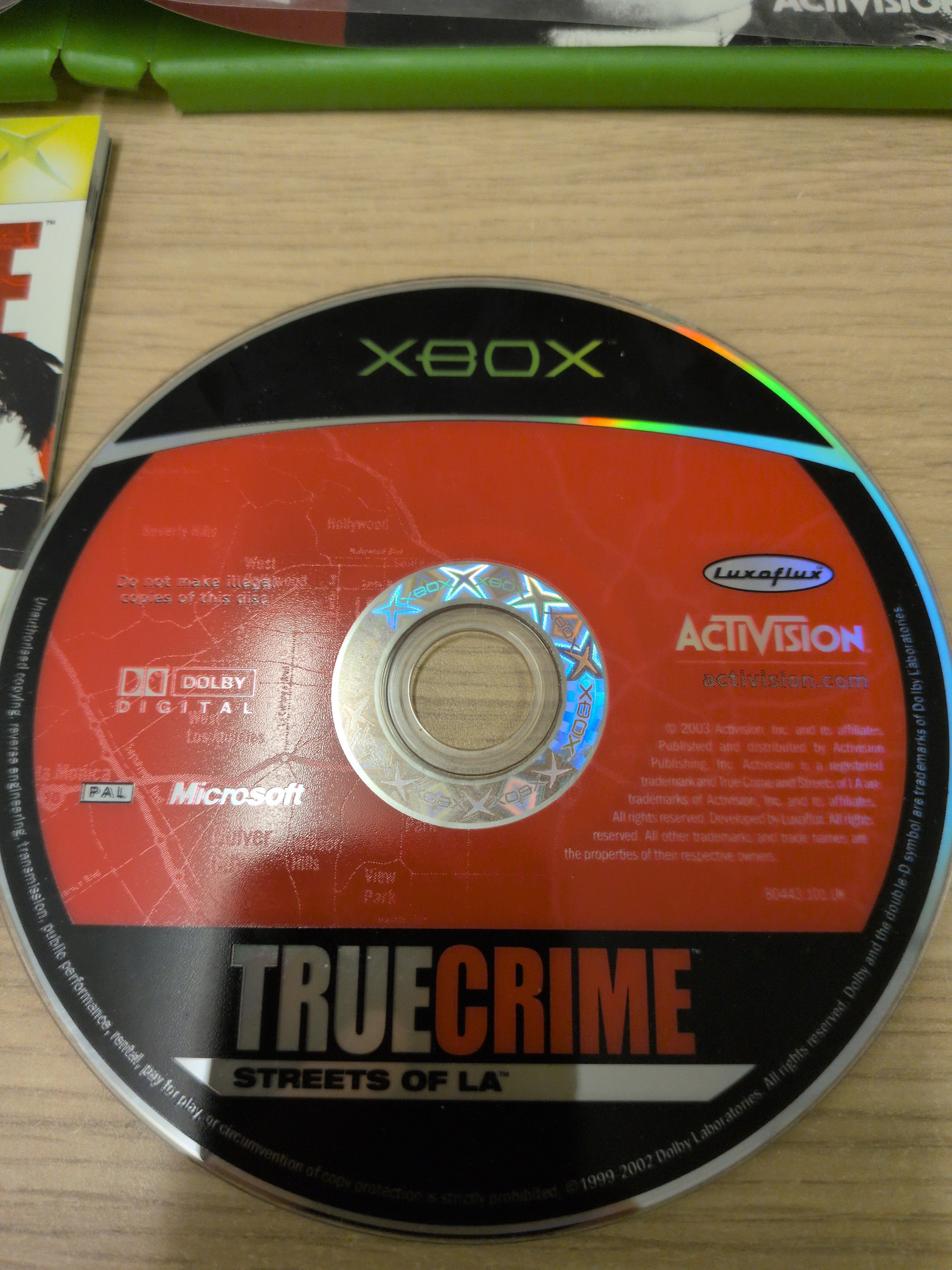 True Crime: Streets of LA original Xbox game