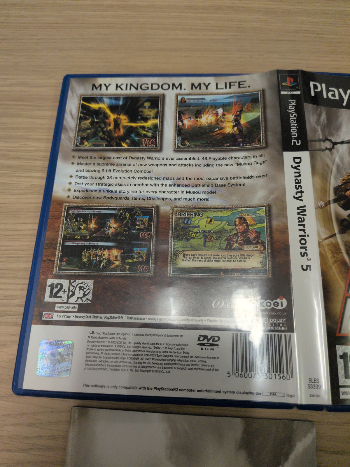 Dynasty Warriors 5 Sony PS2 game