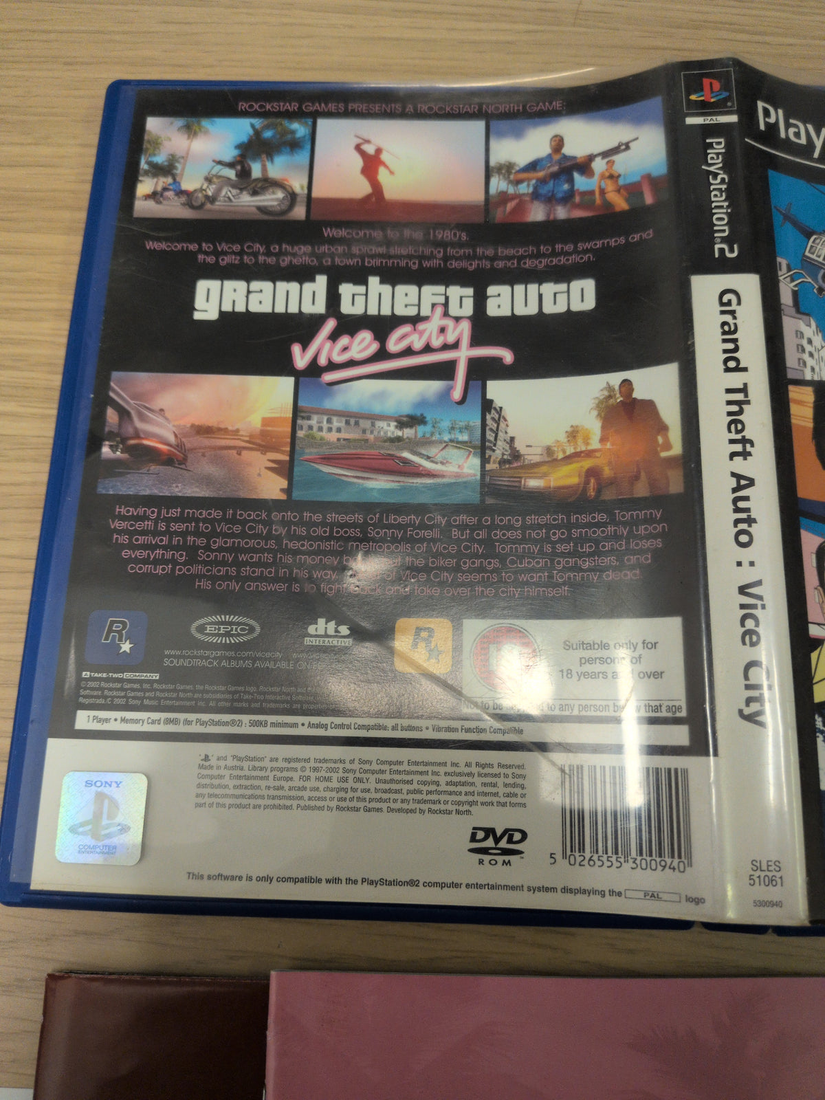 Grand Theft Auto: Vice City Sony PS2 game